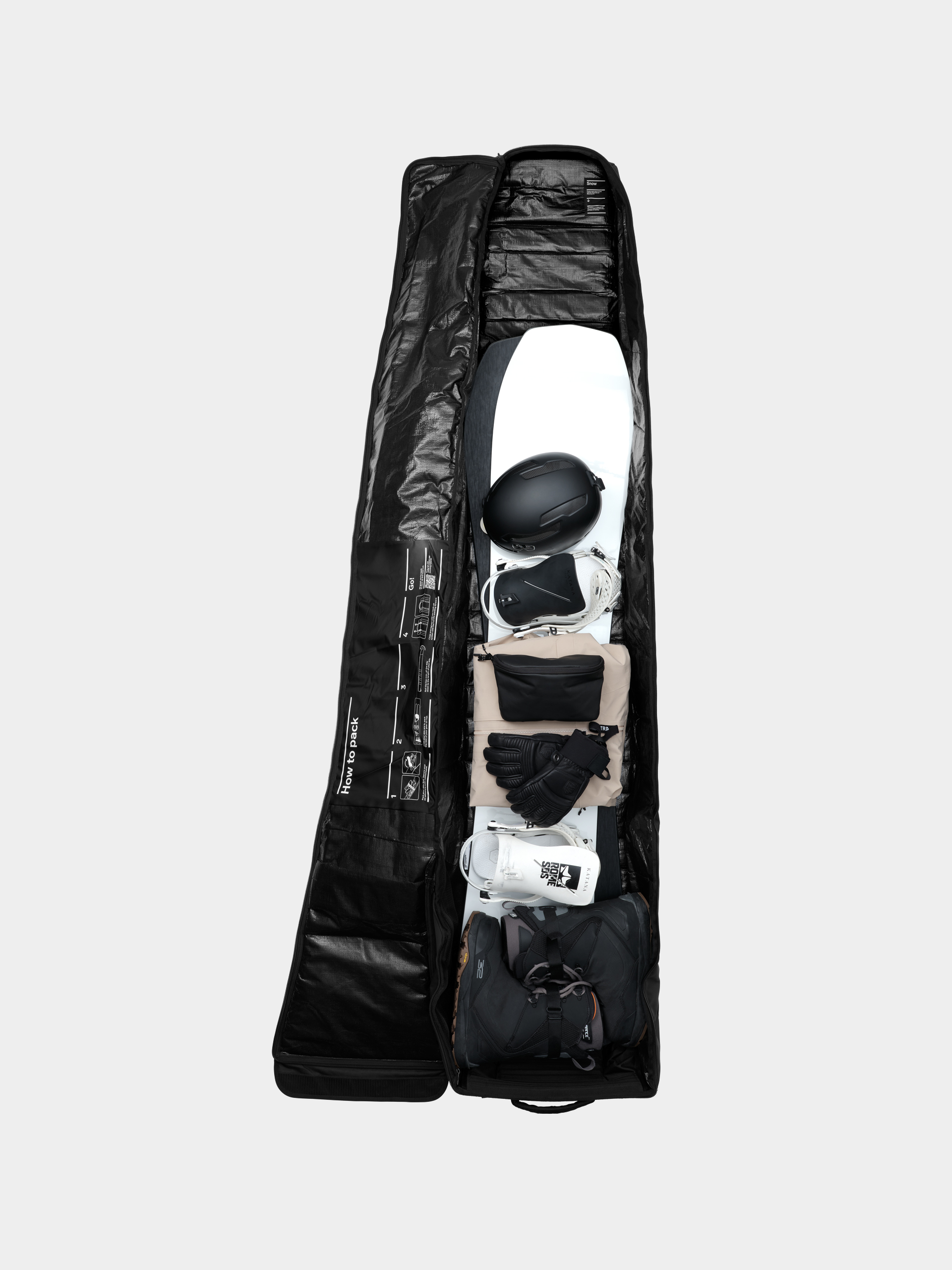 Db Ski bag Snow Roller Pro - black (black out)