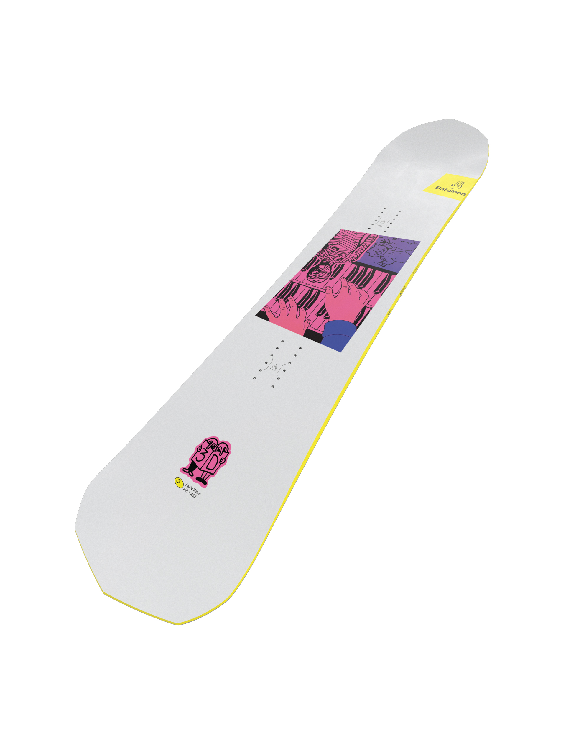 スノーボード Bataleon Party Wave 151 19-20 Bataleon Party Wave 2019-2020 Snowboard Review |
