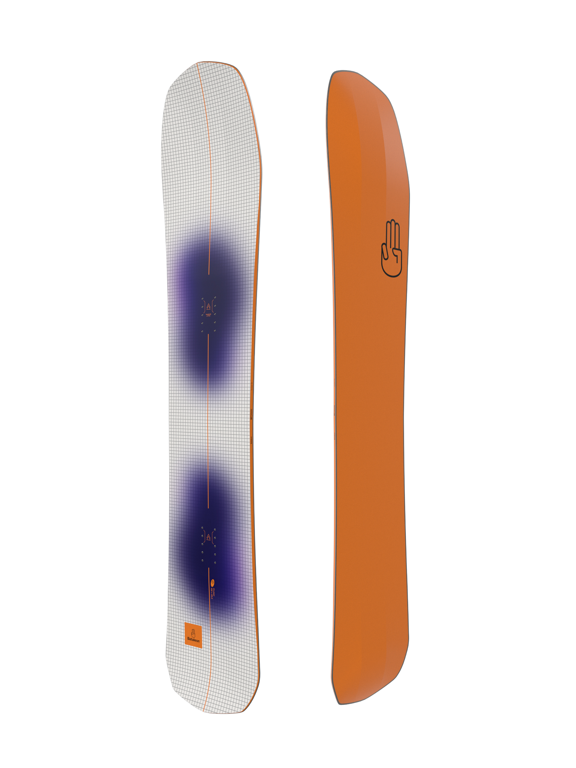 Bataleon Snowboard Cruiser - white, blue, multicolor