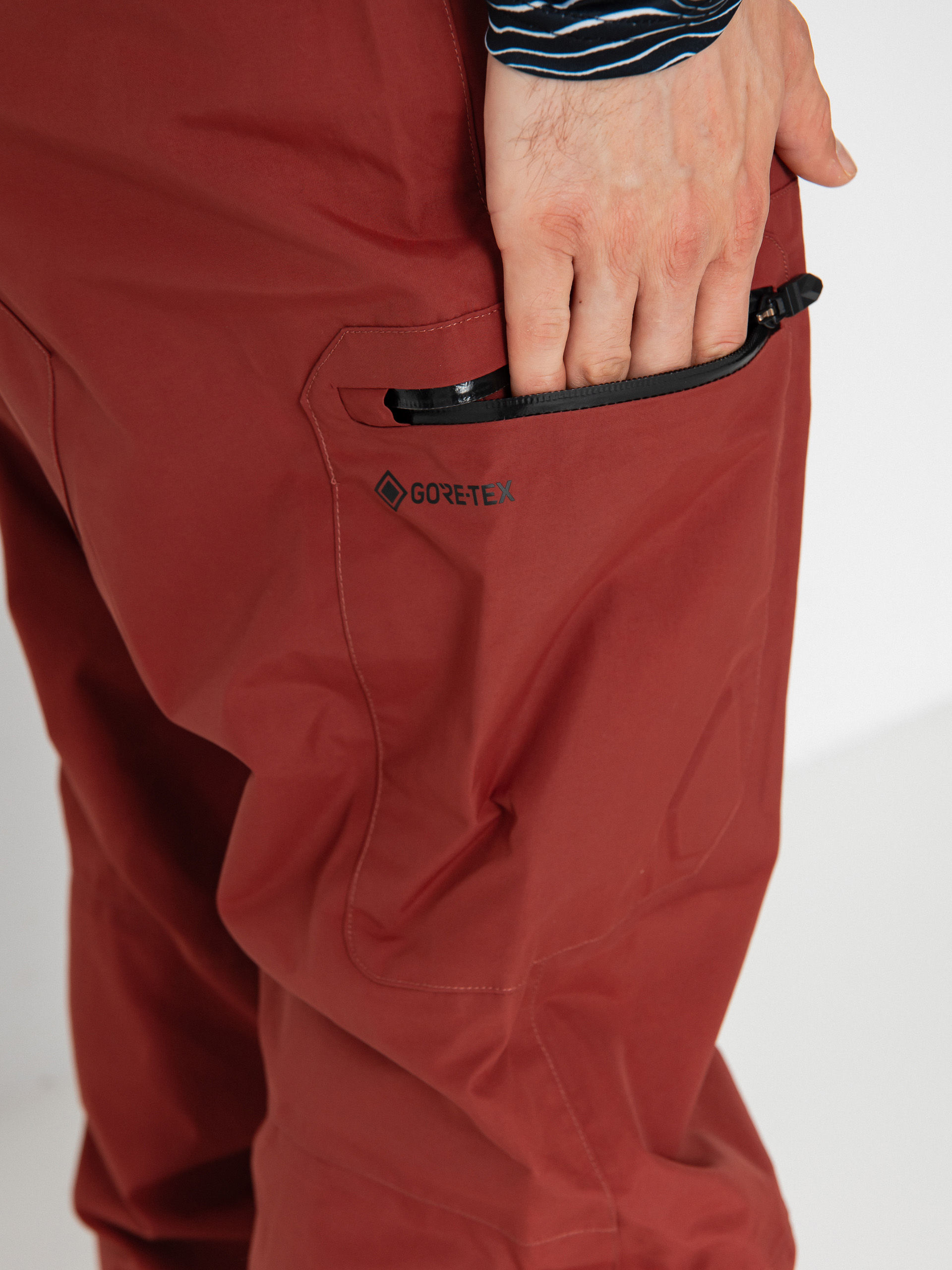 Volcom Snowboard pants L Gore Tex - brown, red (redwood)