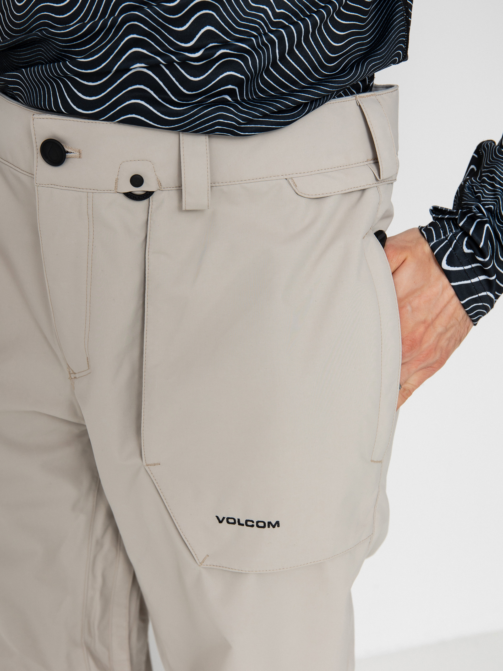 Mens Volcom Snowboard pants Roan (stone)