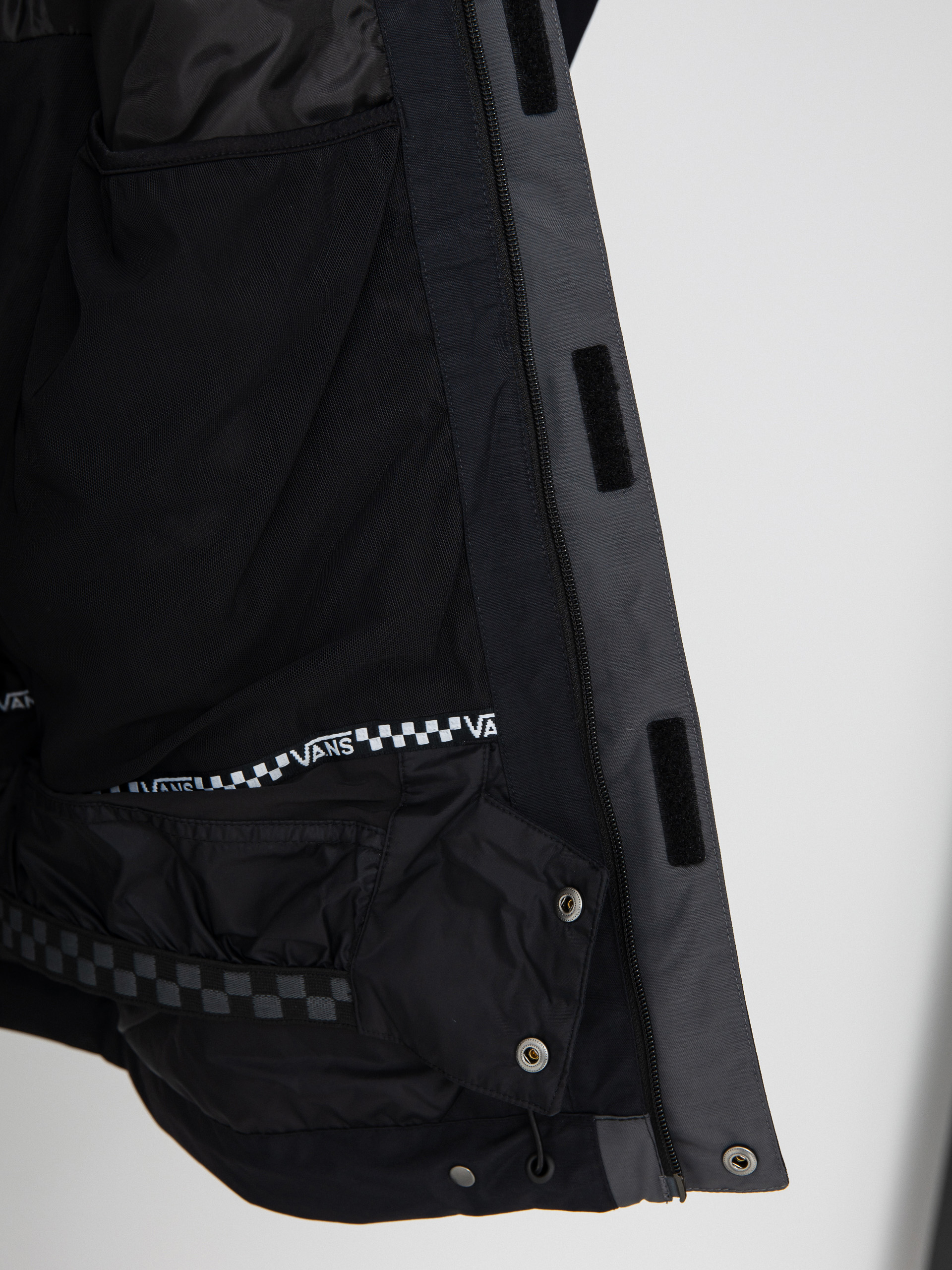 Mens Vans Snowboard jacket Mte Hellbound (black/asphalt)