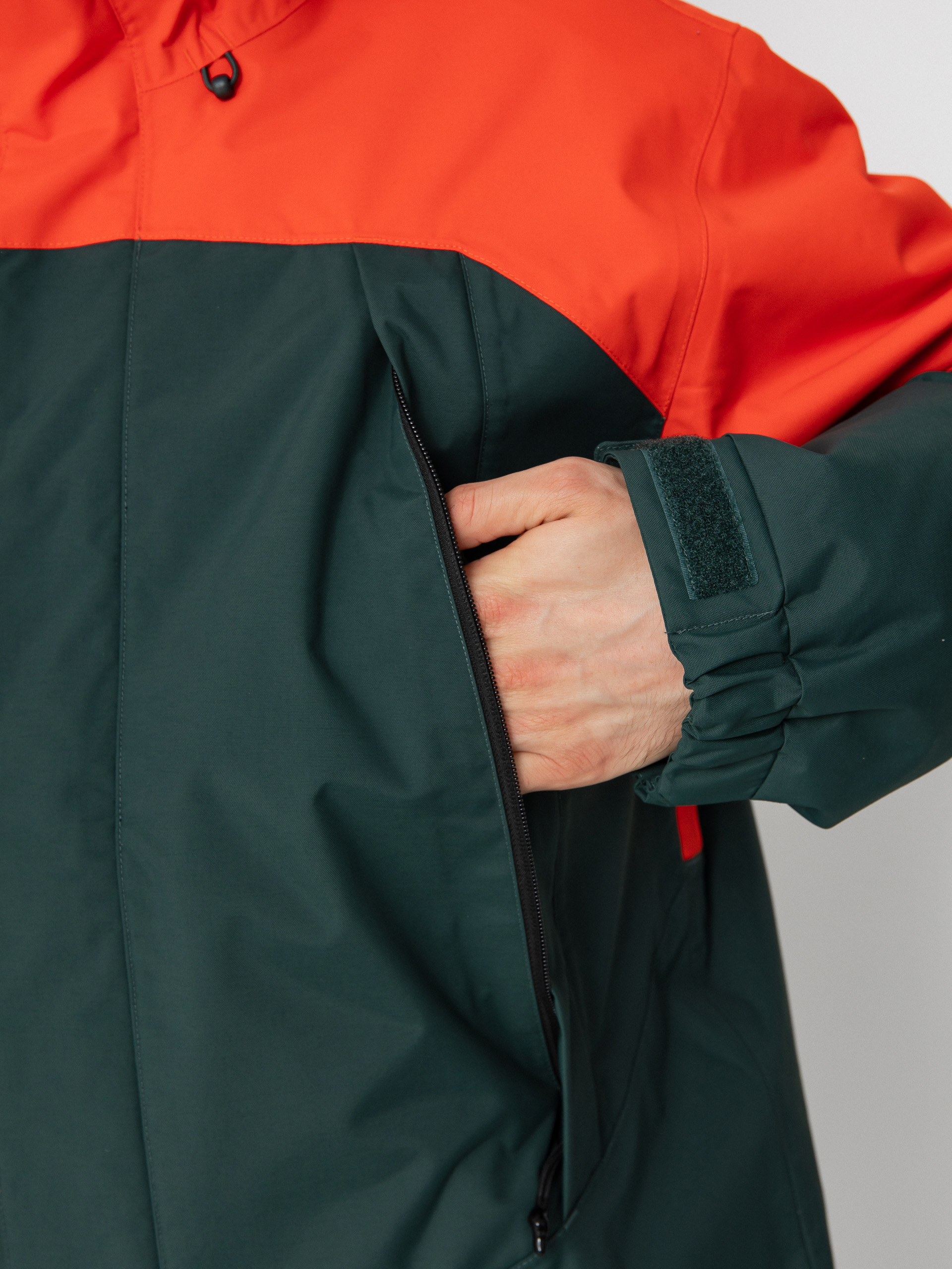 Mens Vans Snowboard jacket Mte Hellbound (fiesta/green gables)