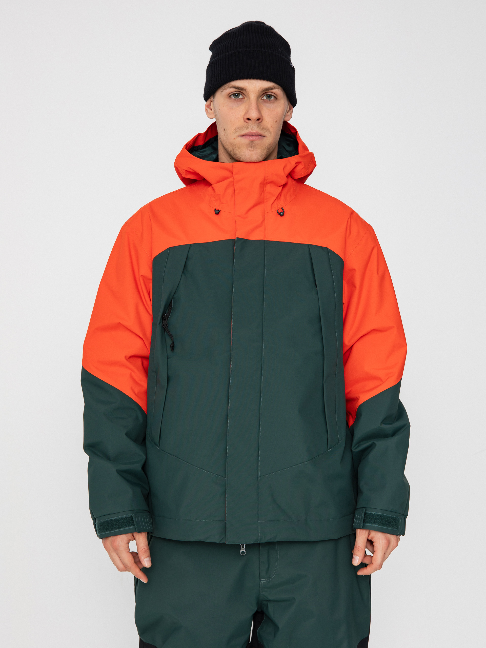 Mens Vans Snowboard jacket Mte Hellbound (fiesta/green gables)
