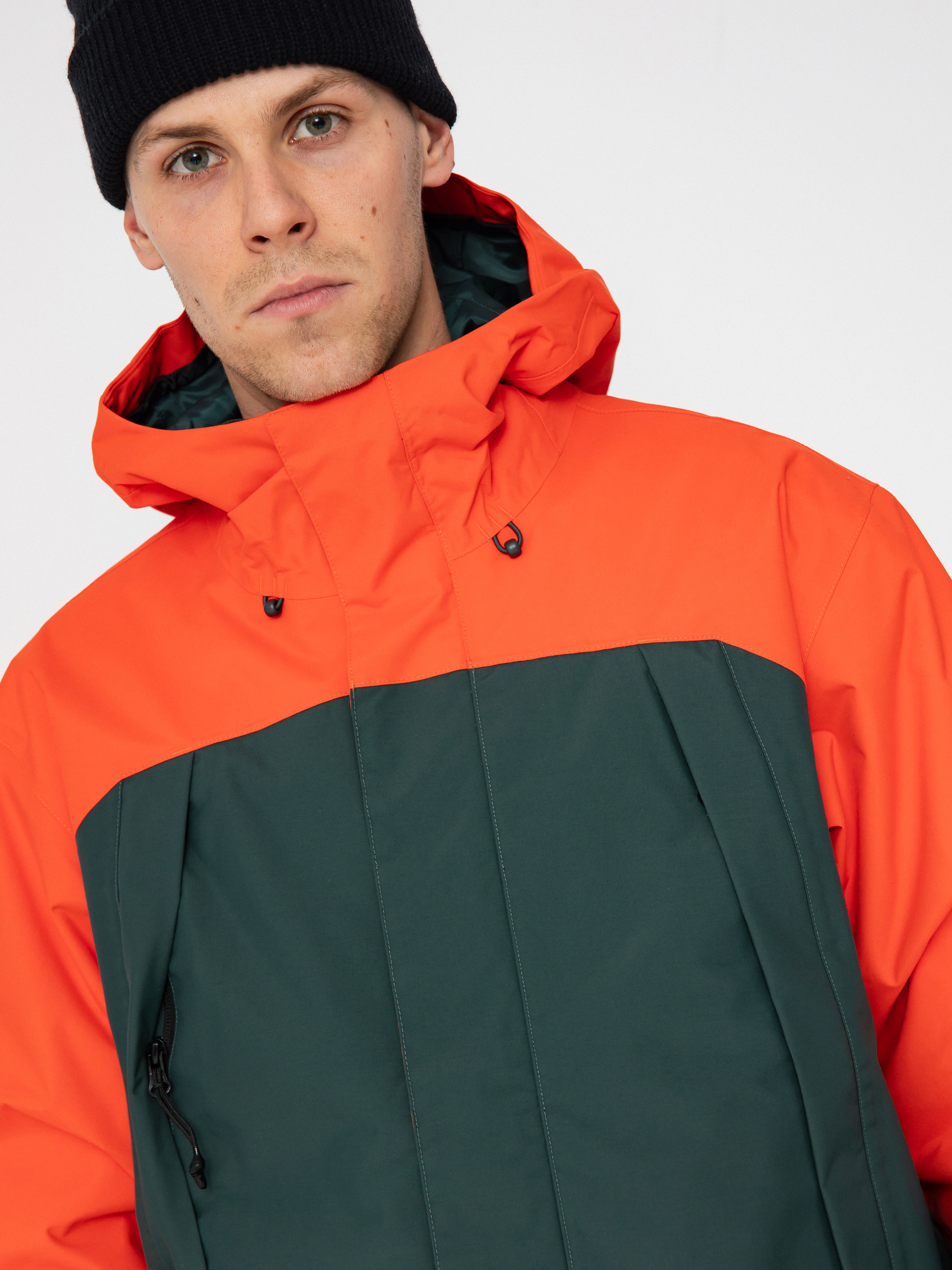 Mens Vans Snowboard jacket Mte Hellbound (fiesta/green gables)