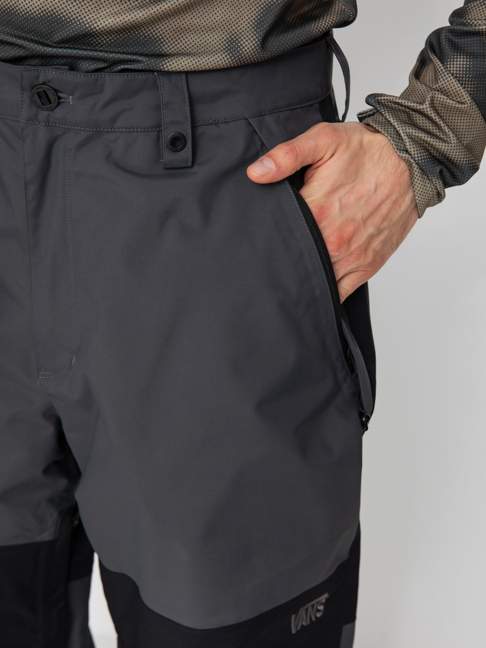 Mens Vans Snowboard pants Mte Hellbound (black/asphalt)