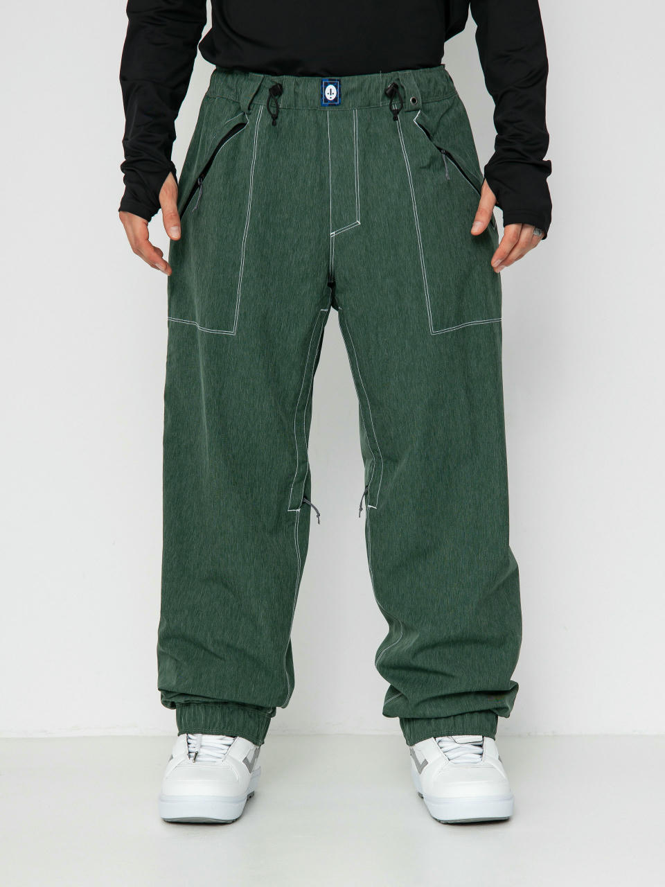 Mens 686 Dojo Snowboard pants (forest green denim)