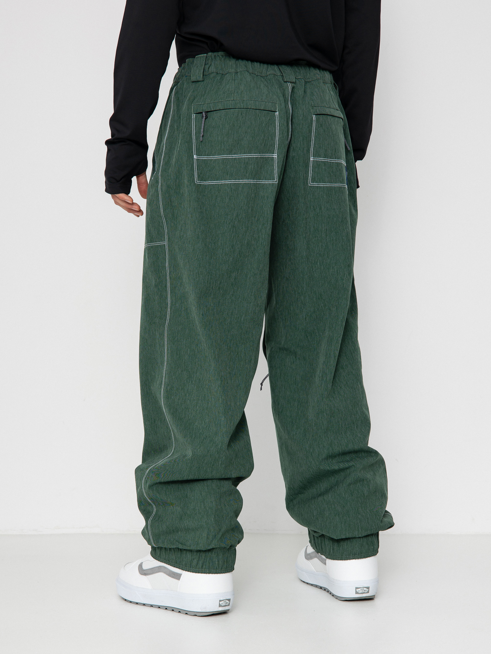 Mens 686 Dojo Snowboard pants (forest green denim)