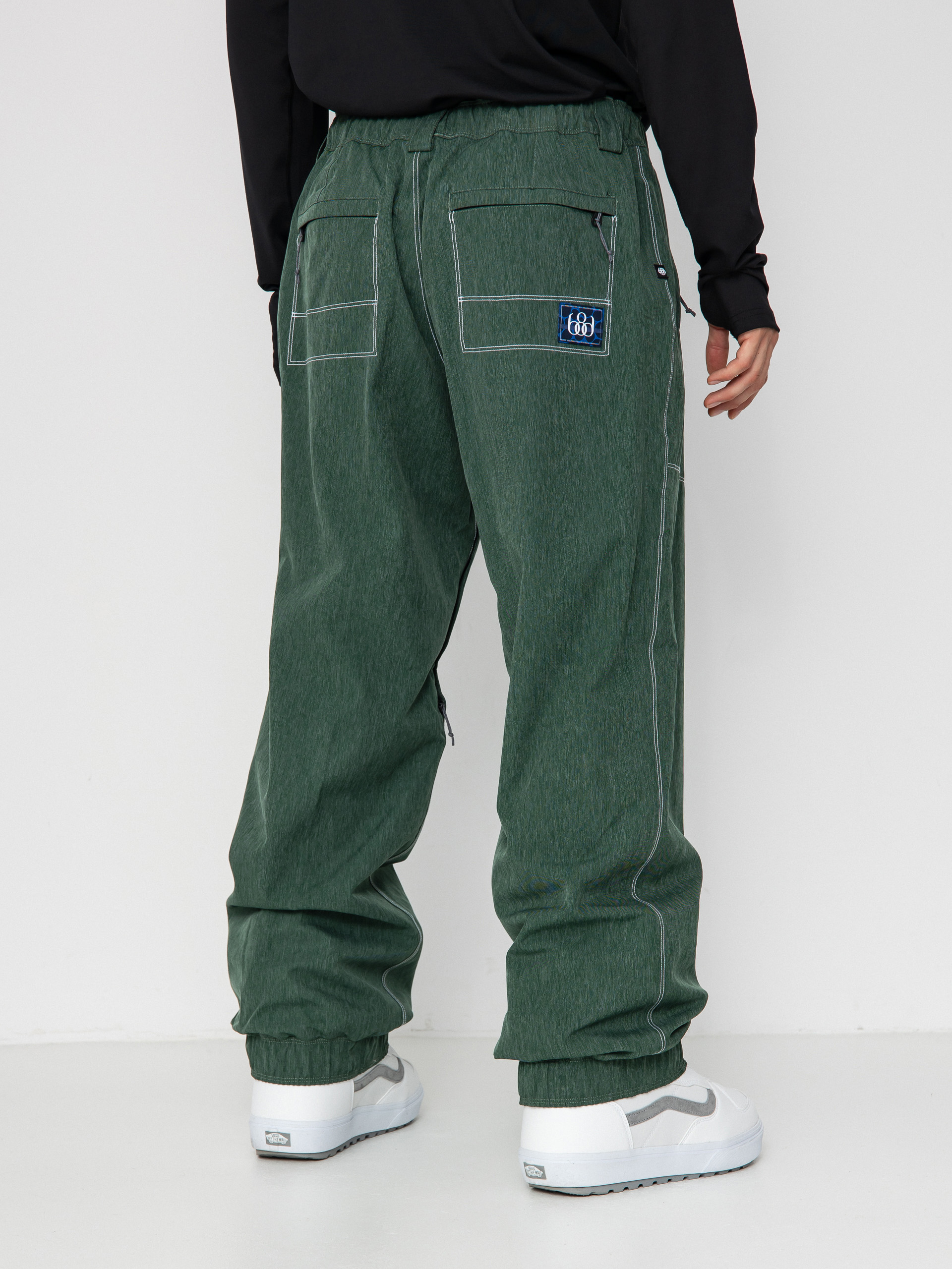 Mens 686 Dojo Snowboard pants (forest green denim)