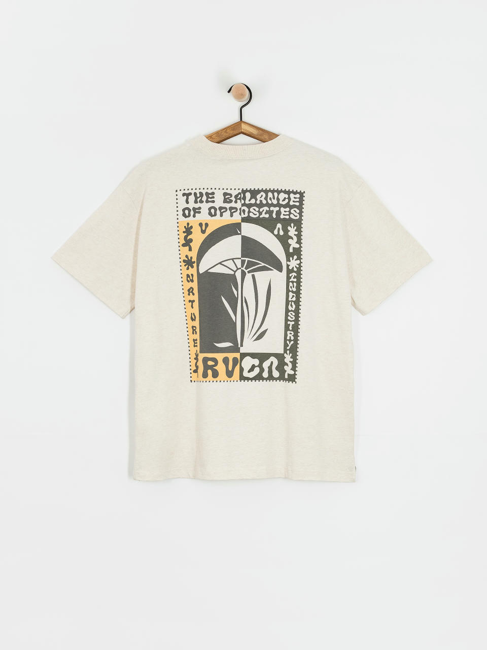 RVCA T-Shirt Decoshroom (oatmeal heather)