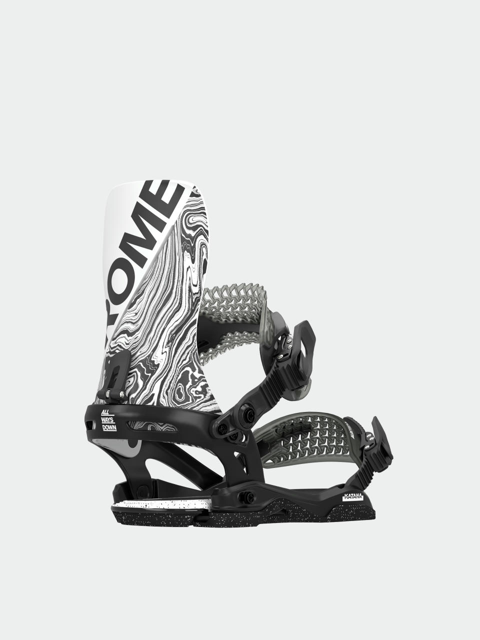 Mens Rome Snowboard bindings Katana (black/white)