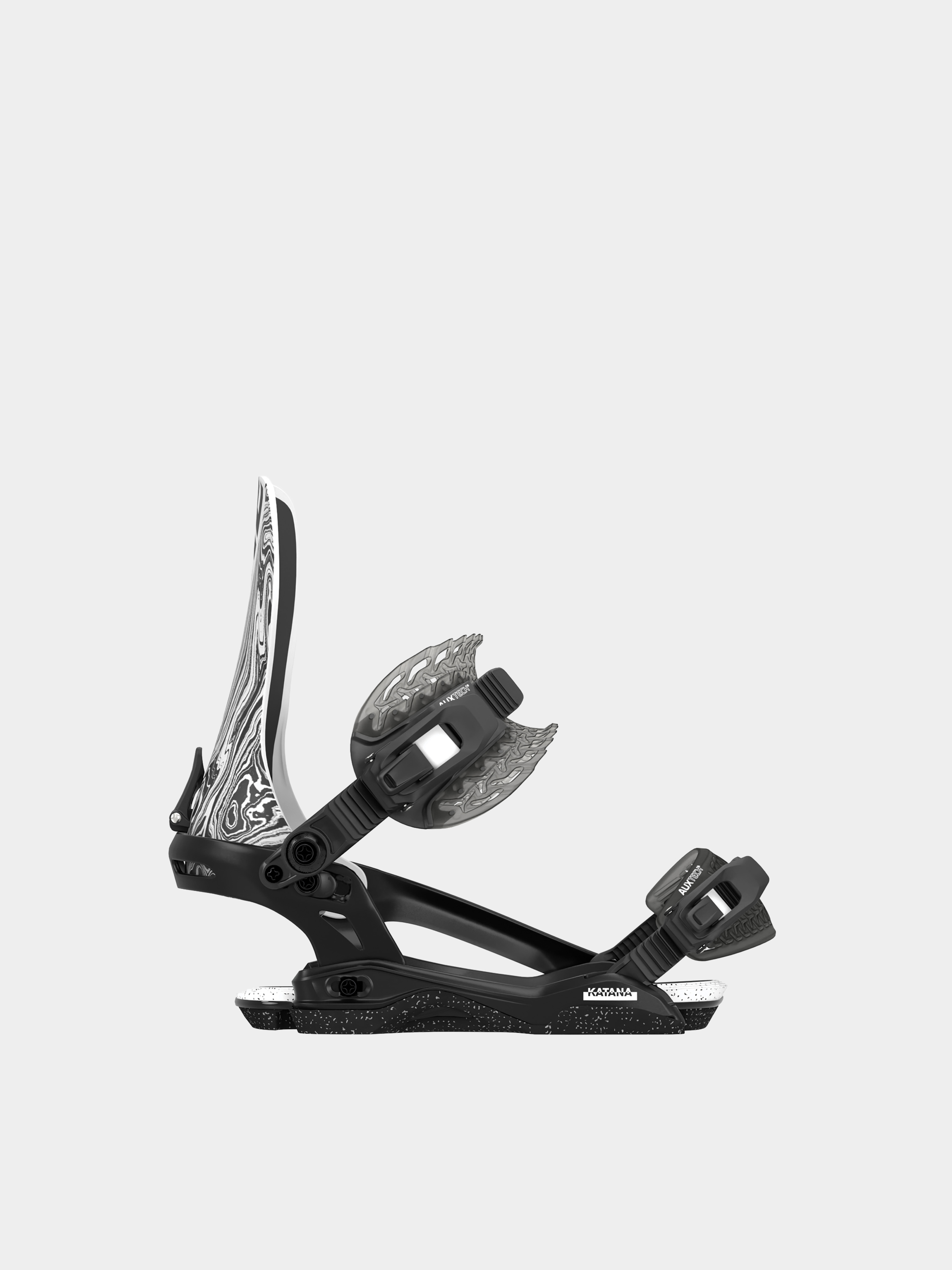 Rome Snowboard bindings Katana - white, black (black/white)