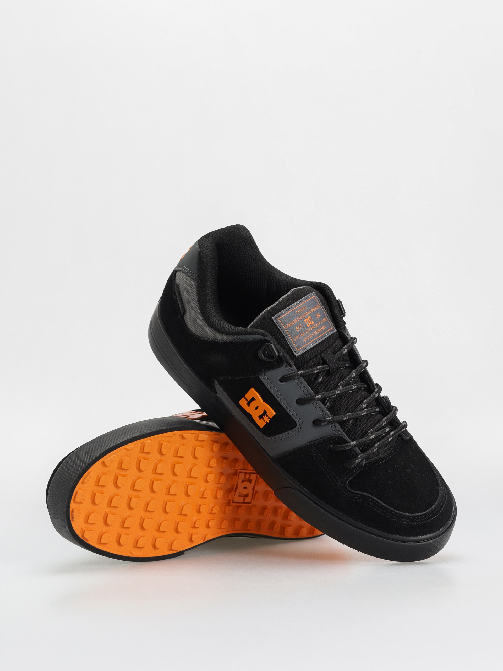 DC Pure Wnt Shoes (grey/black/orange)