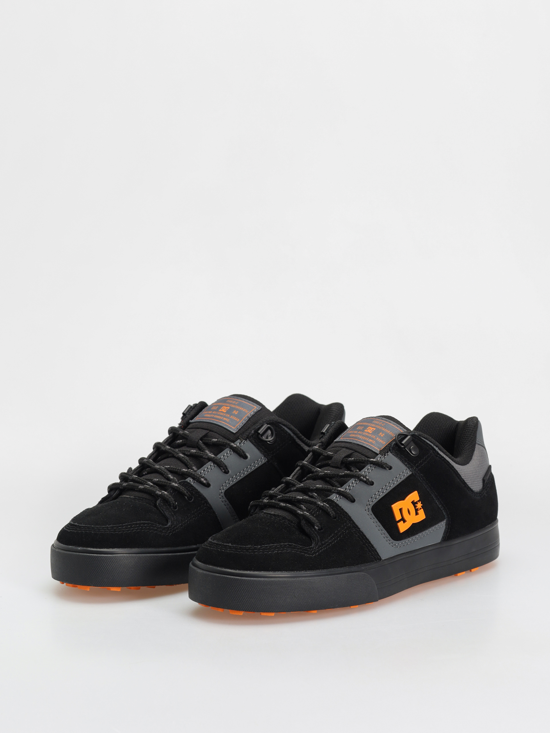 DC Pure Wnt Shoes (grey/black/orange)