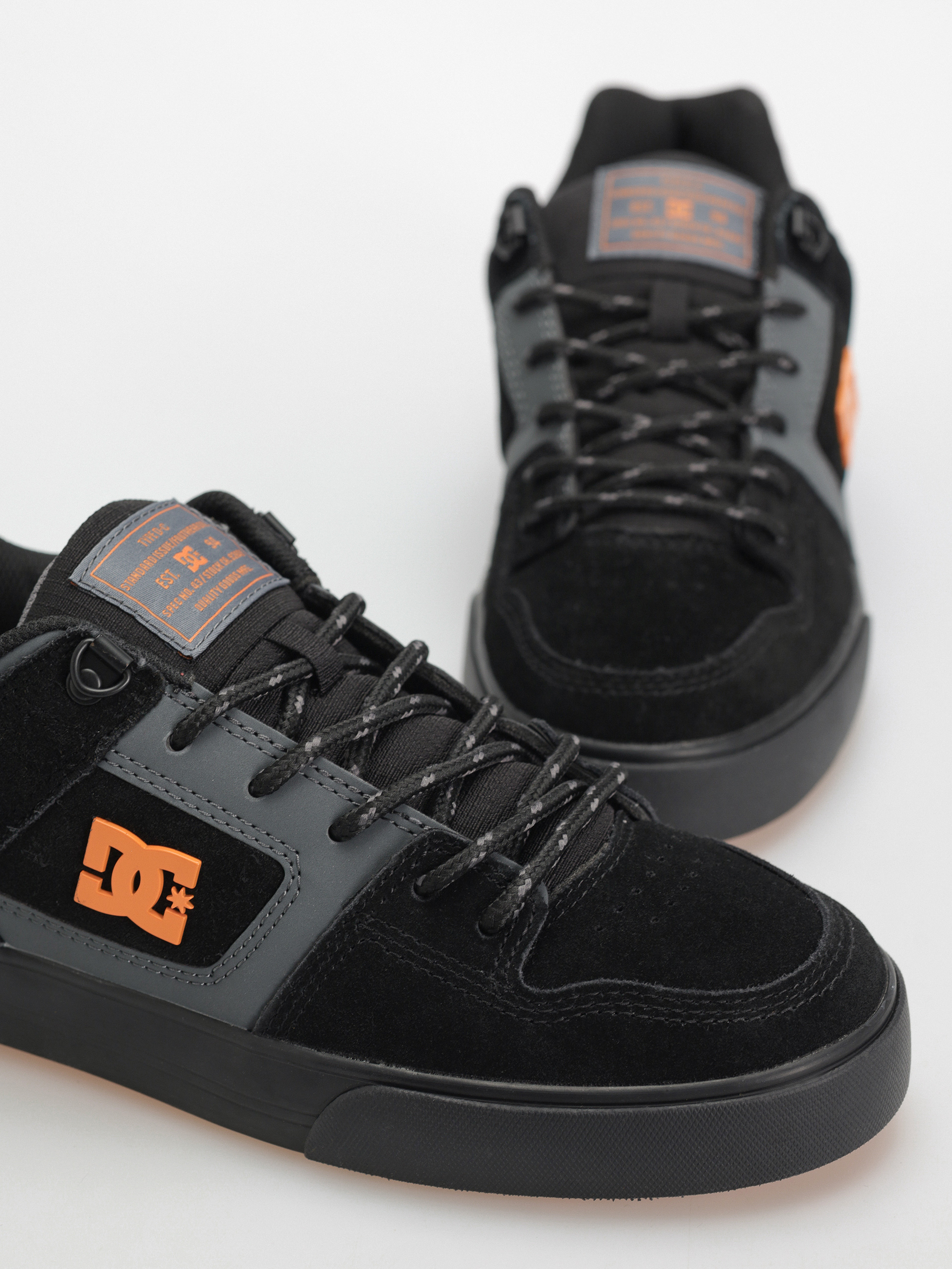 DC Pure Wnt Shoes (grey/black/orange)