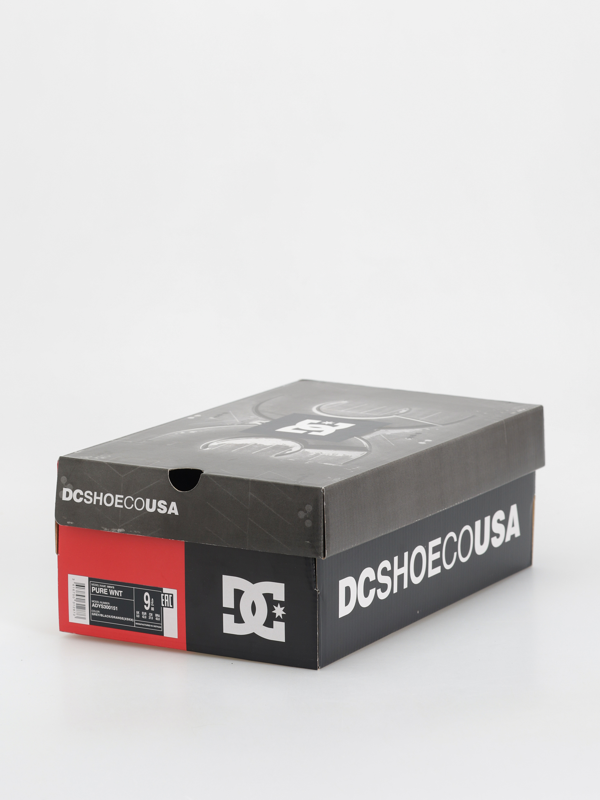 DC Pure Wnt Shoes (grey/black/orange)