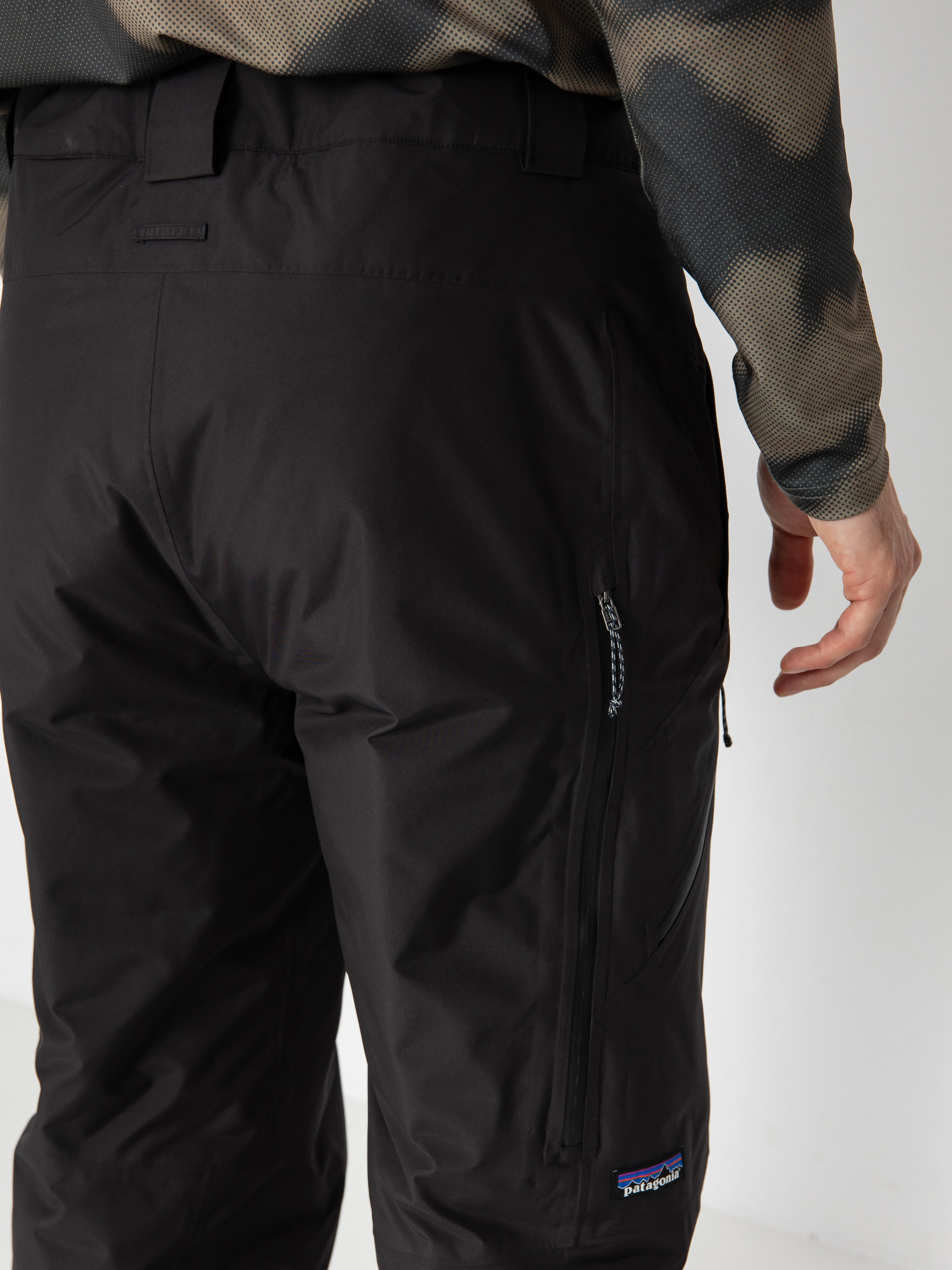 Mens Patagonia Insulated Powder Town Snowboard pants (black)
