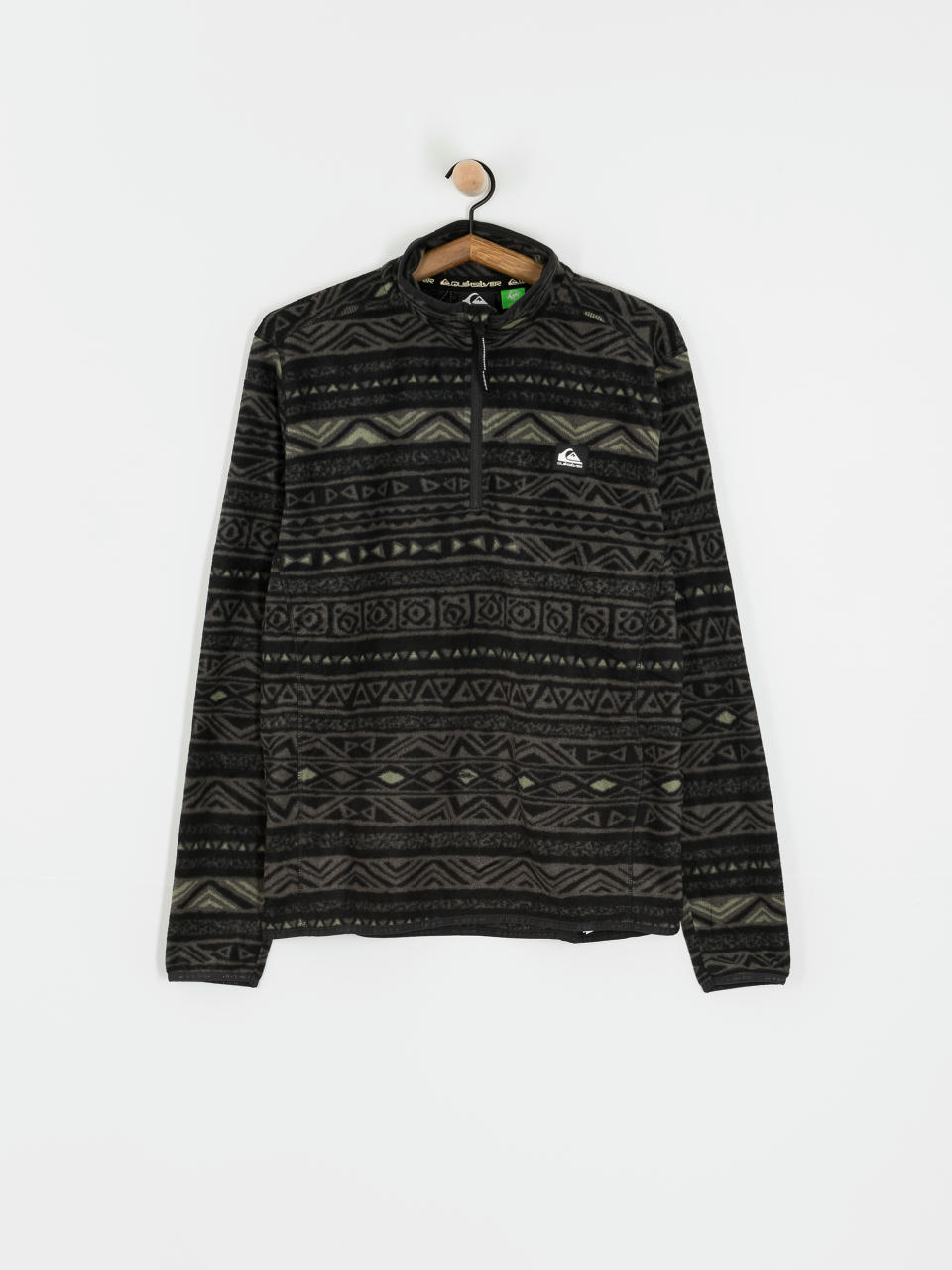 Quiksilver Aker Fleece Jacke (tribal heritage blk)