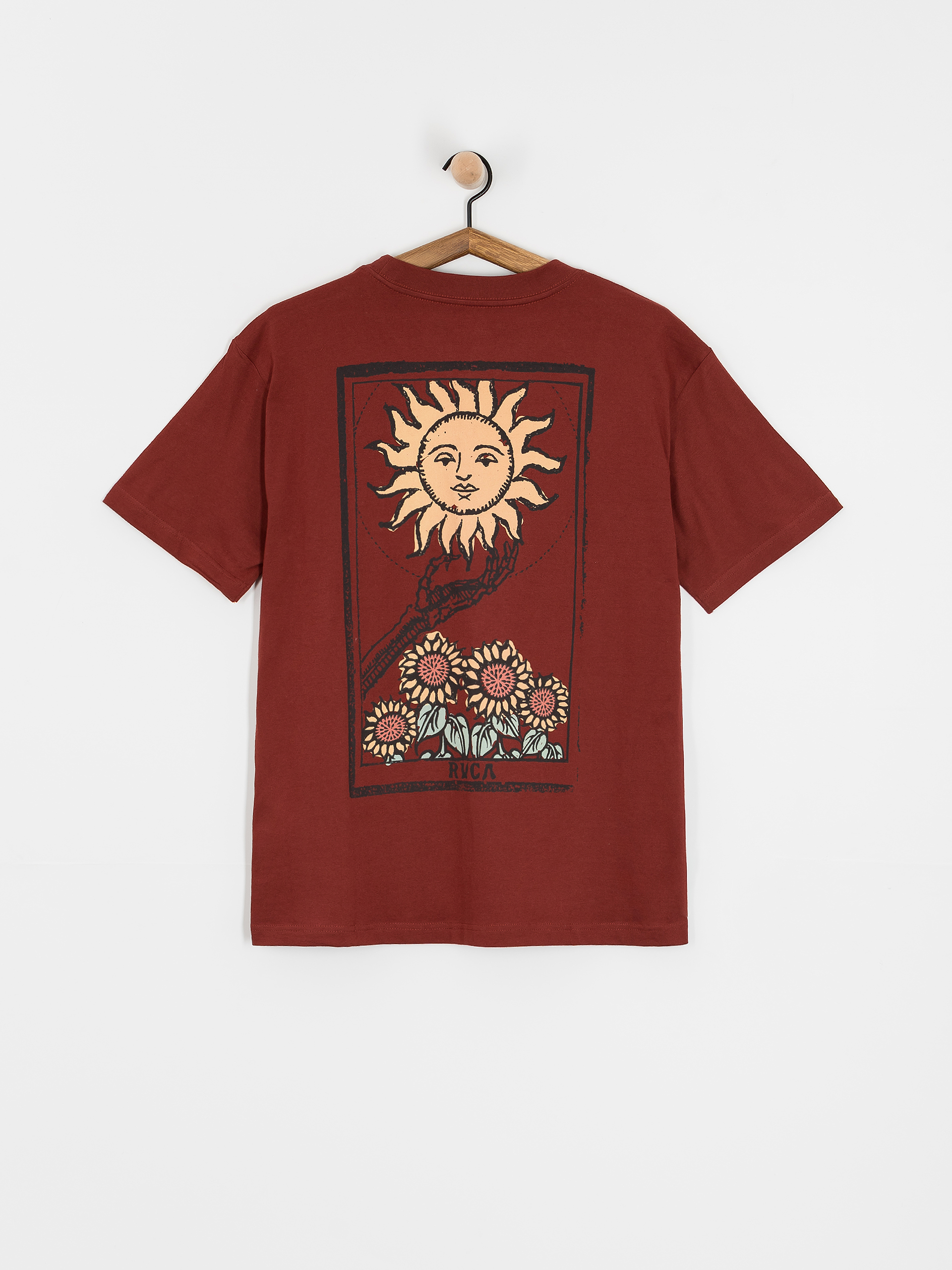 RVCA Sunflower Tarrot T-Shirt (red earth)