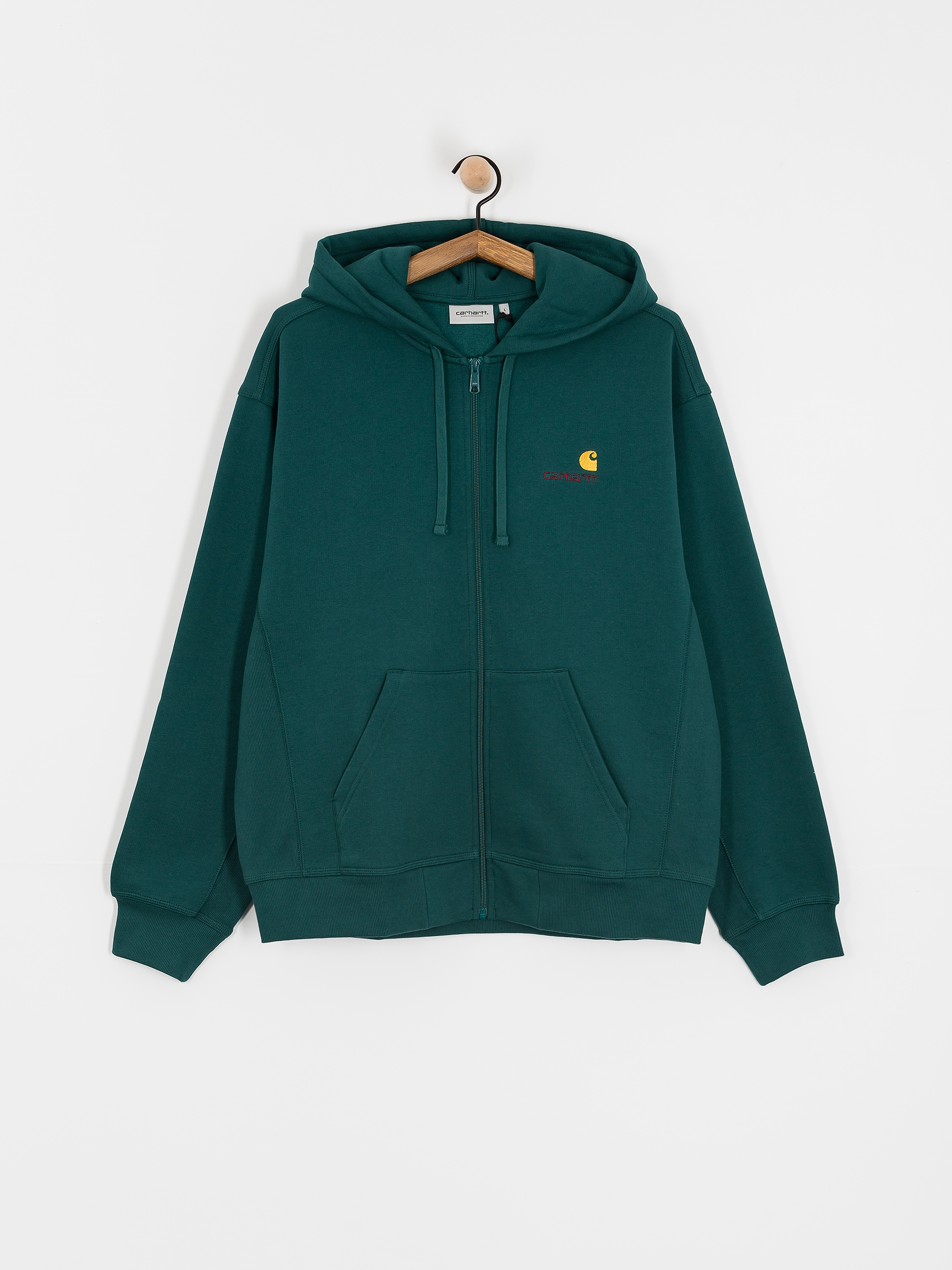 Carhartt WIP Hoodie American Script ZHD (malachite)