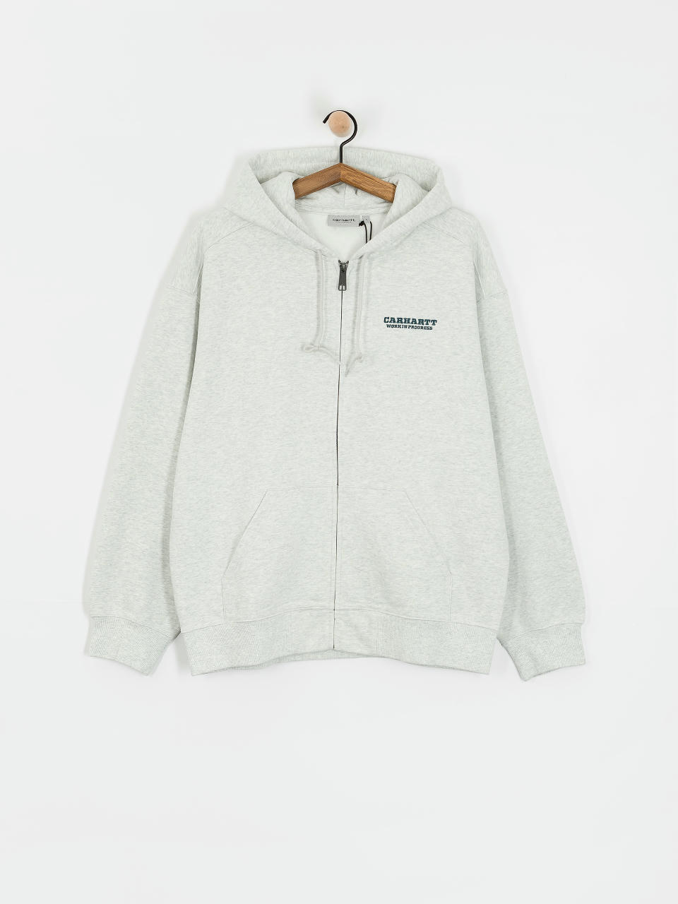 Carhartt WIP Hoodie Runaway ZHD (ash heather/malachite)