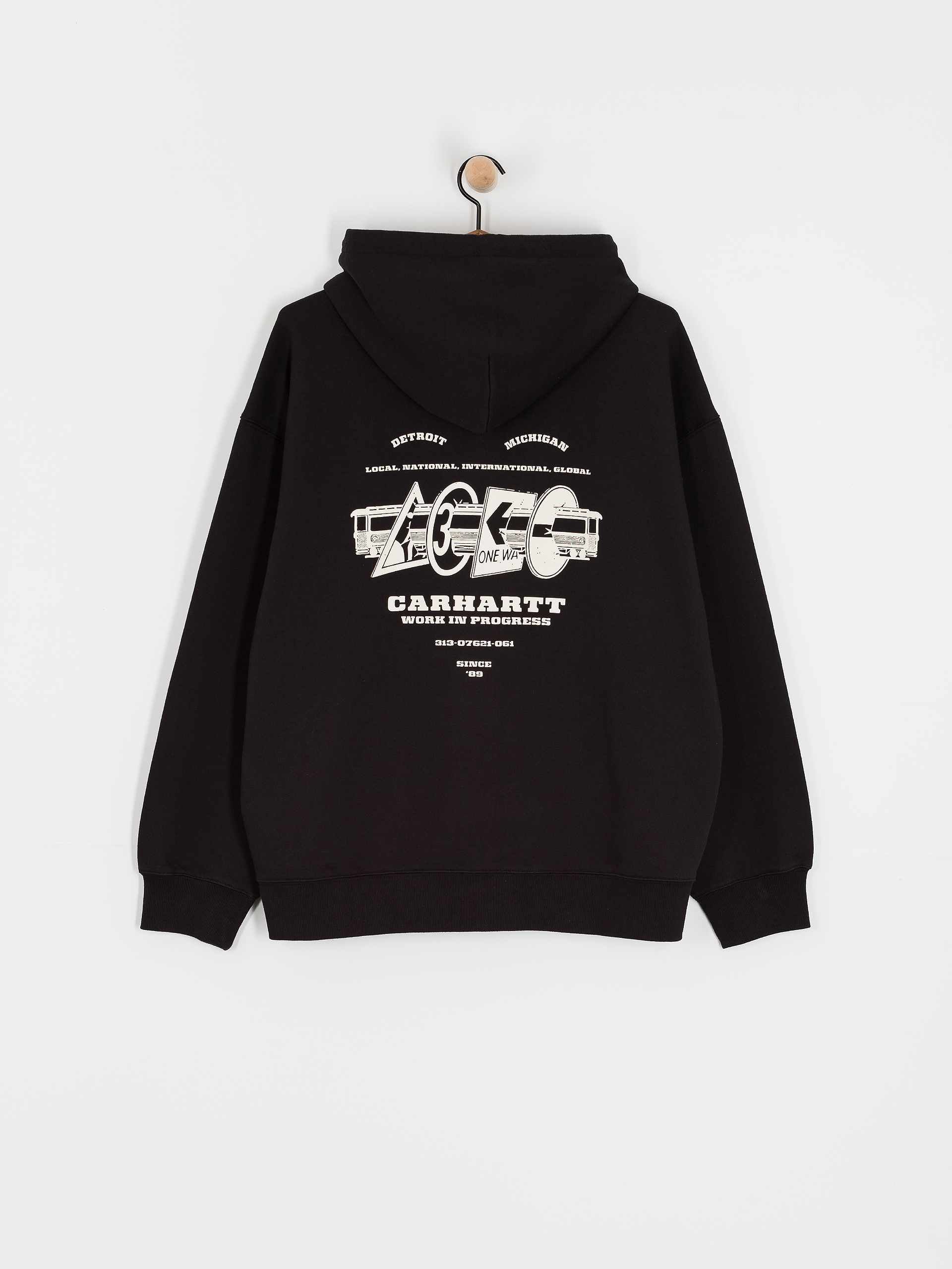 Carhartt WIP Hoodie Runaway ZHD - transparent (black/wax)