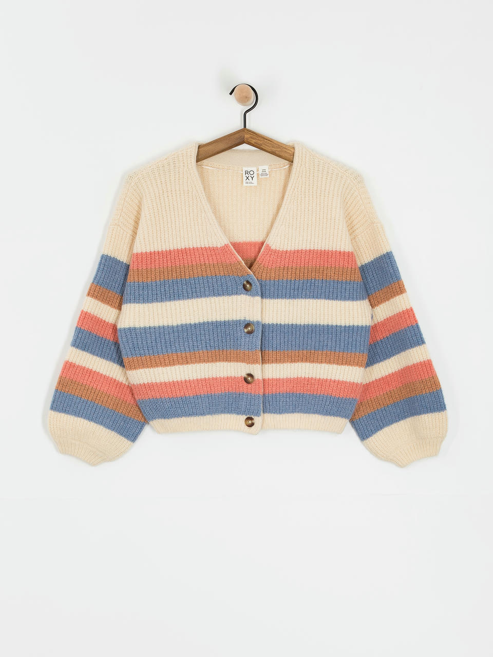 Roxy Marble Tiles Stripe Wmn Pulli (parchment)