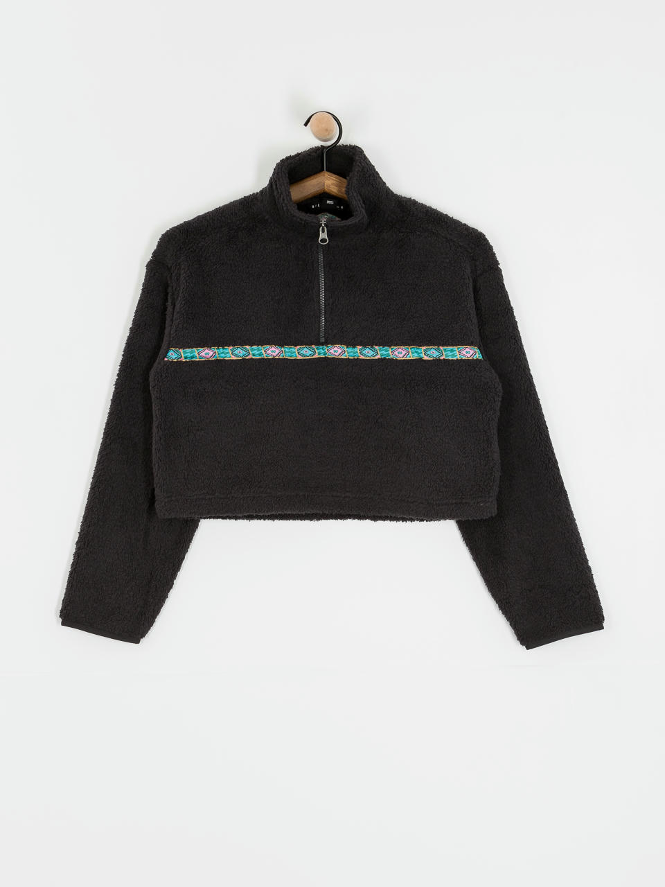 Billabong Holiday Cropped Wmn Fleece Jacke (black sands)