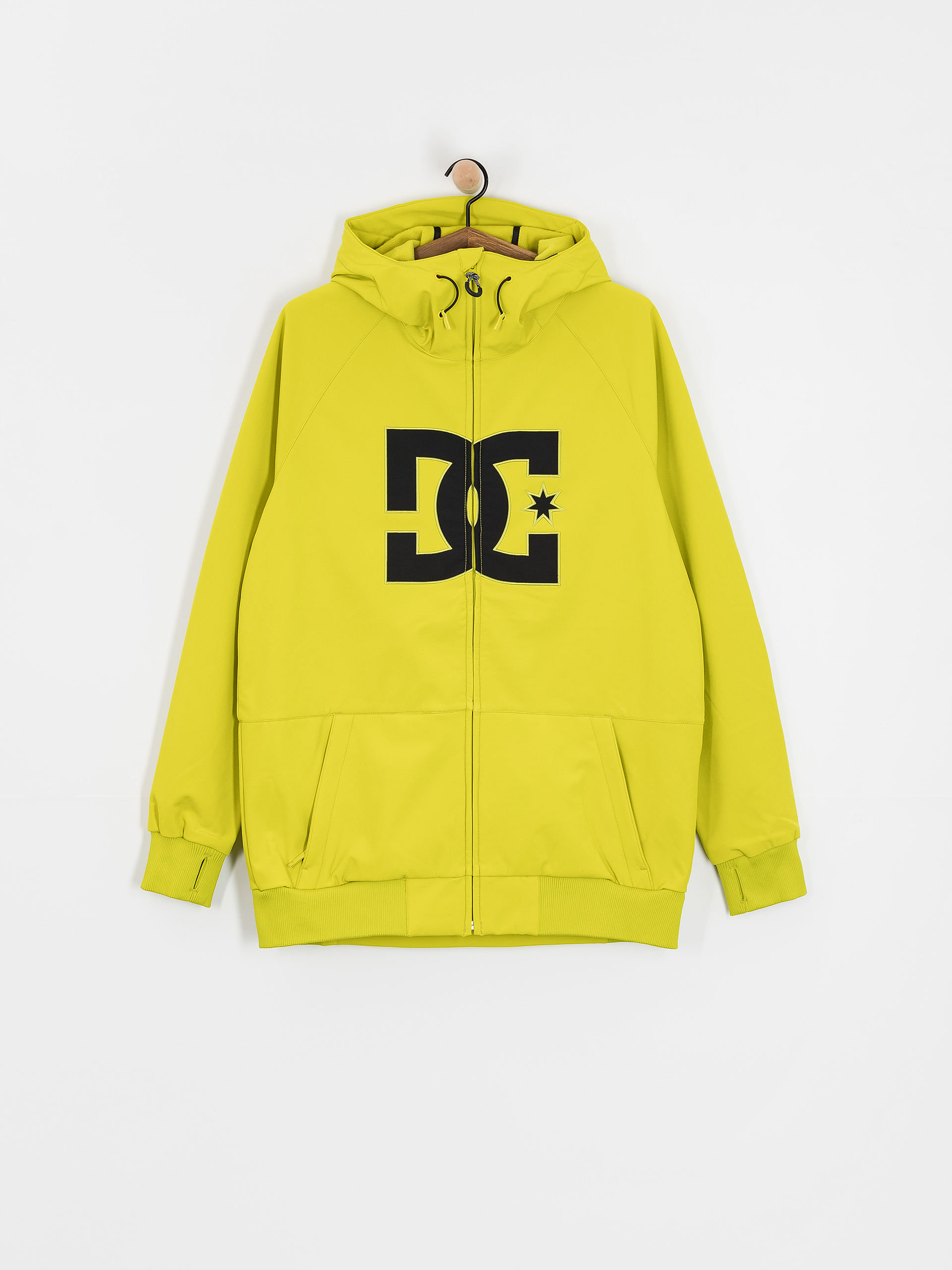 Mens DC Spectrum Softshell Snowboard jacket (apple green)