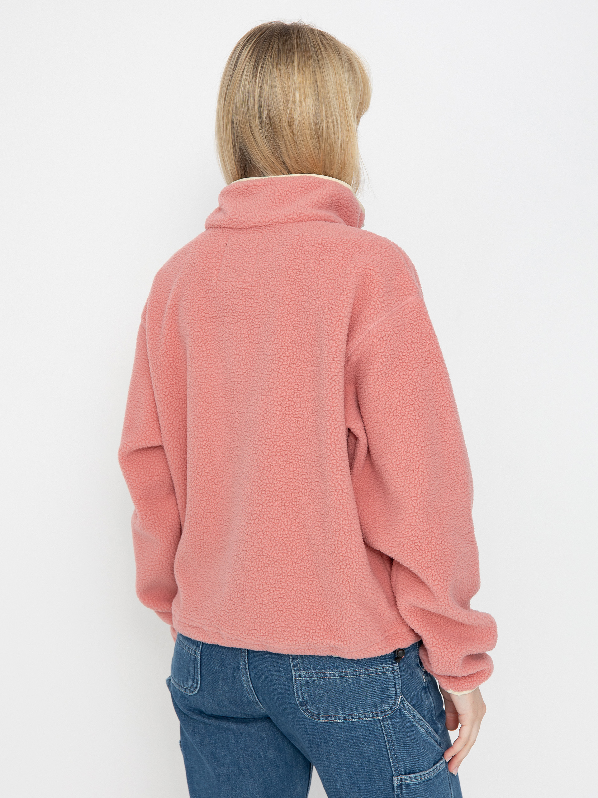 Columbia Helvetia II Cropped Half Snap Wmn Fleece - pink (pink agave)