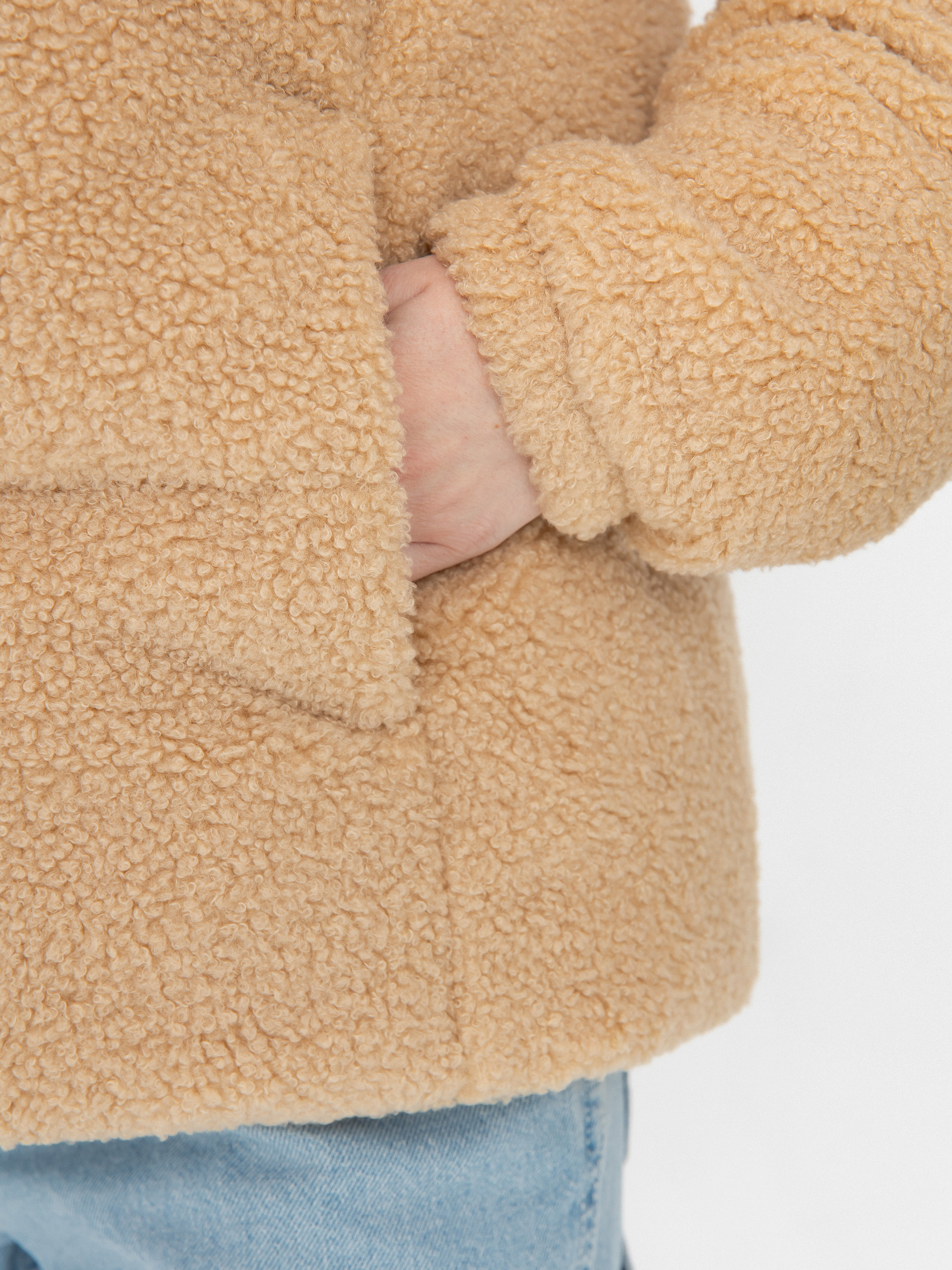 Columbia Jacket Puffect Sherpa Wmn - brown, beige (canoe)