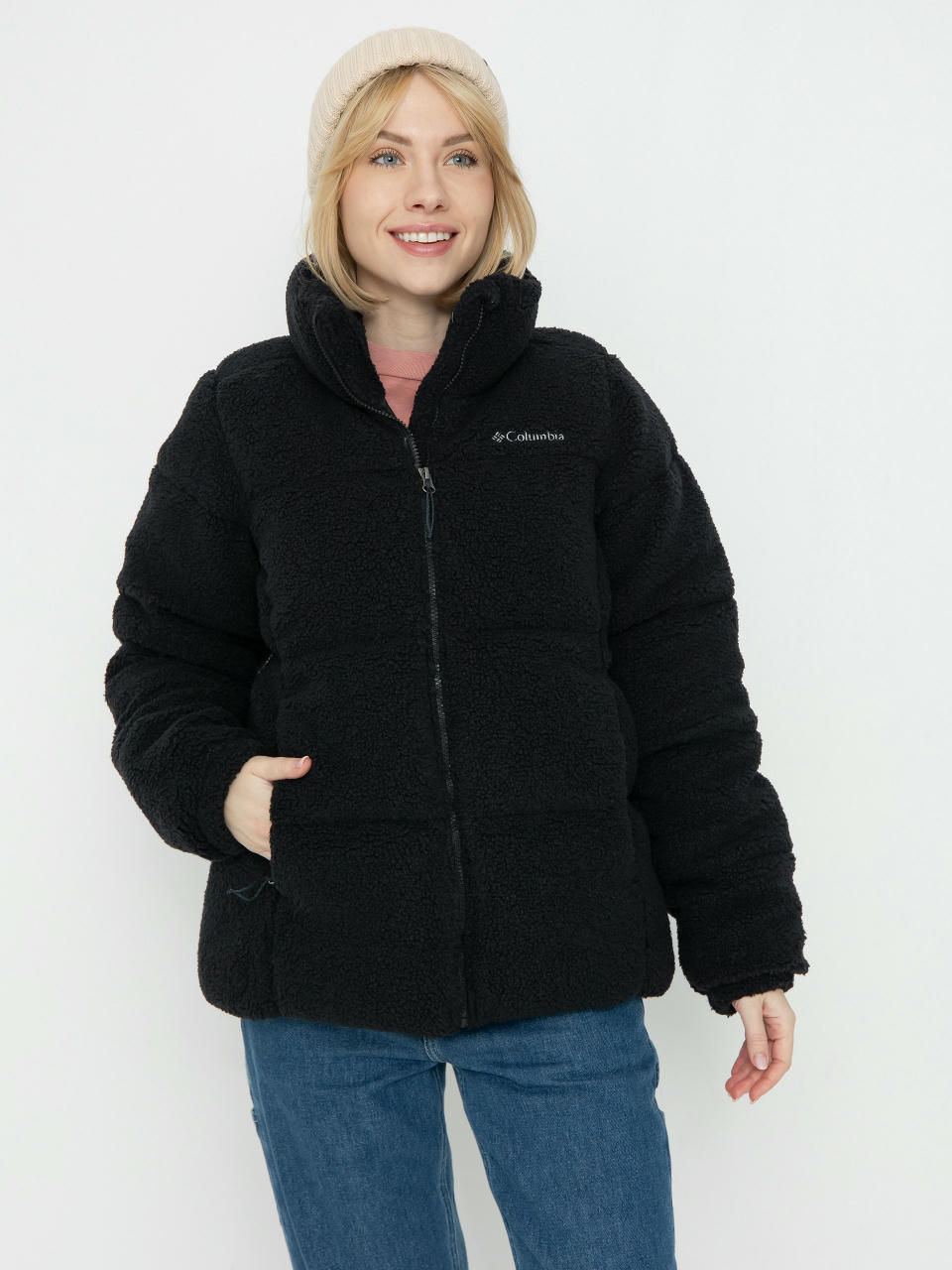 Columbia Jacke Puffect Sherpa Wmn (black)