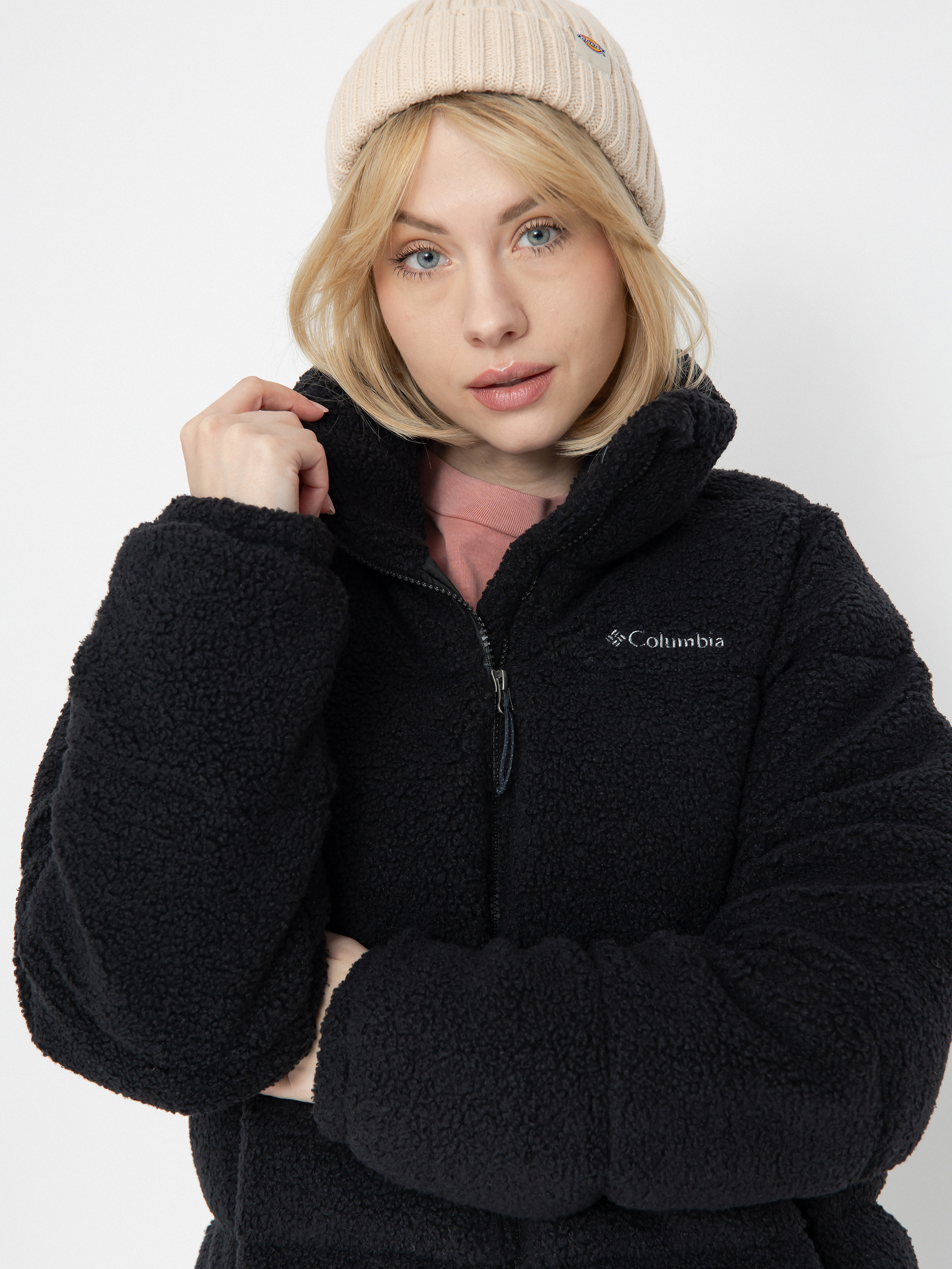 Columbia Jacket Puffect Sherpa Wmn black (black)