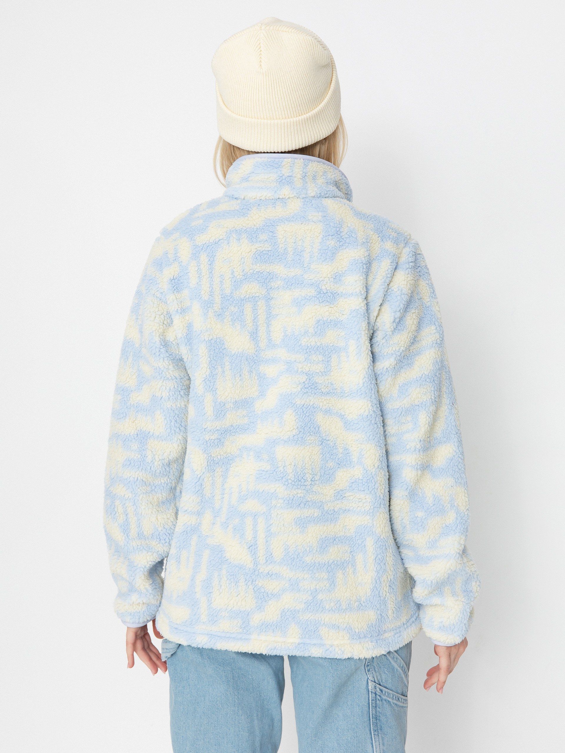 Womens Columbia Fleece  West Bend Print Full Zip II (snowdrift highl)