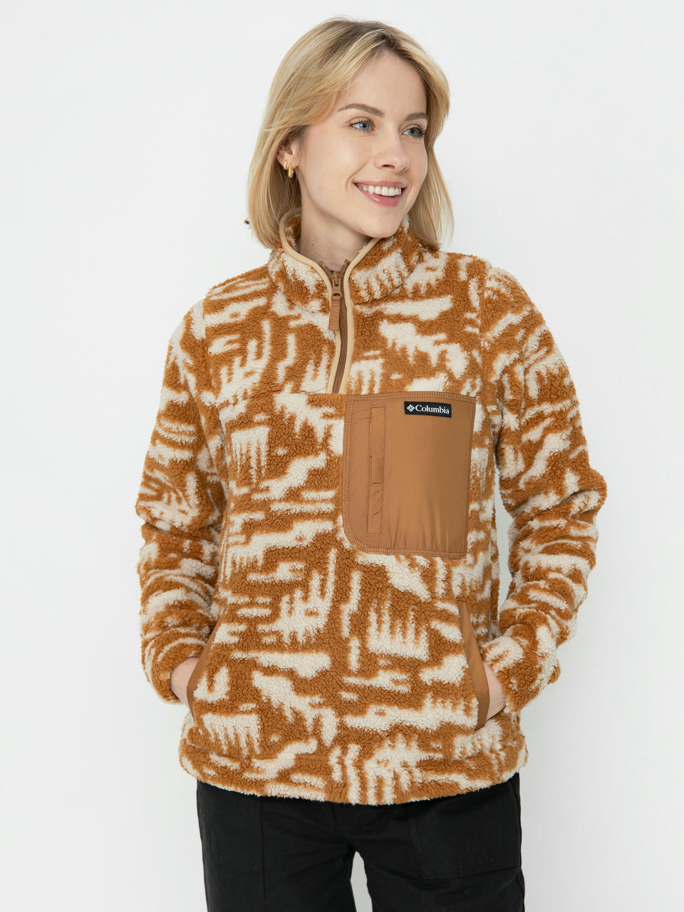 Columbia Fleece  West Bend 1/4 Zip II Wmn (camel brown hig)