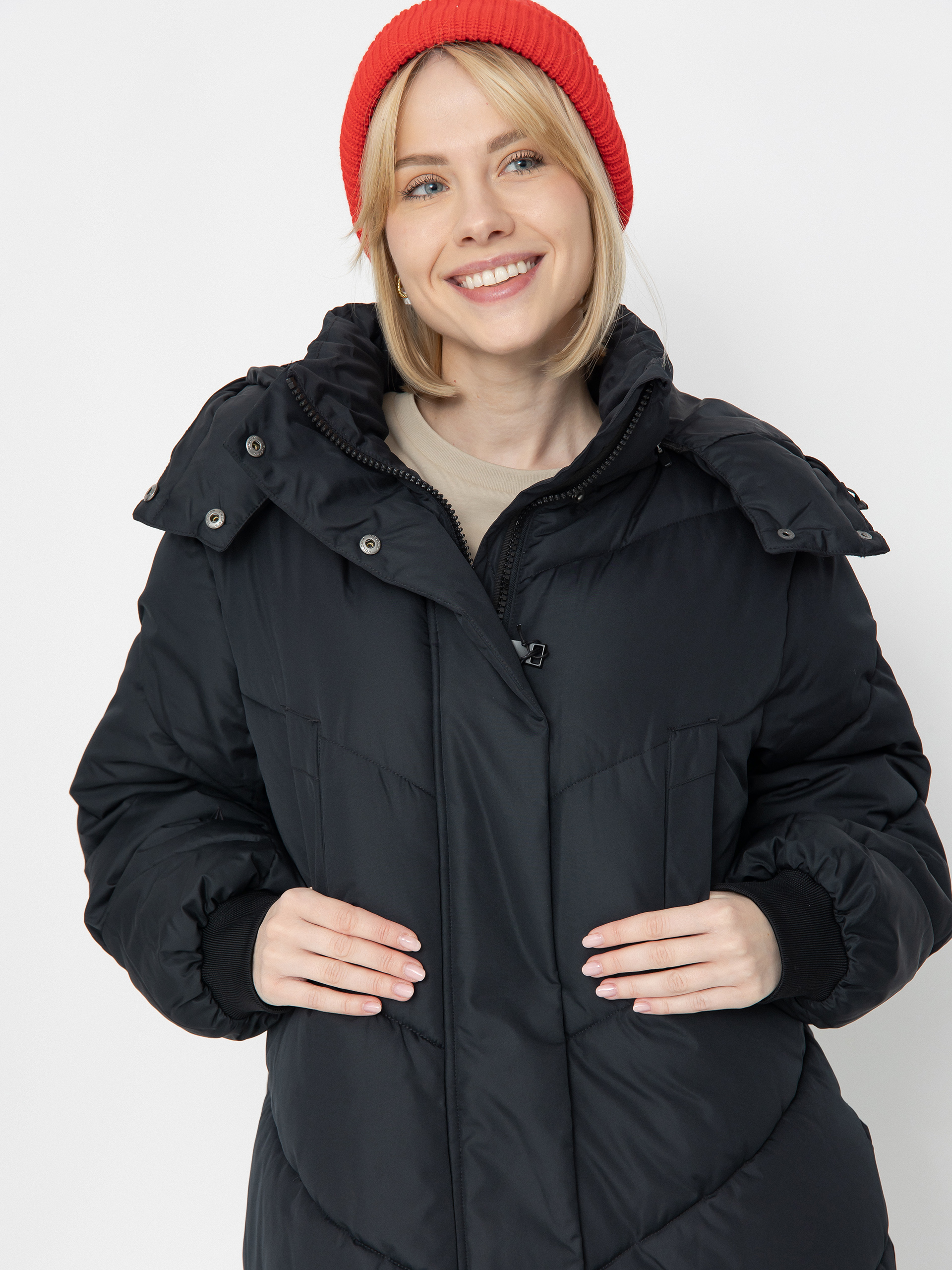 Volcom Jacke Alldaylong Puff Wmn (black)