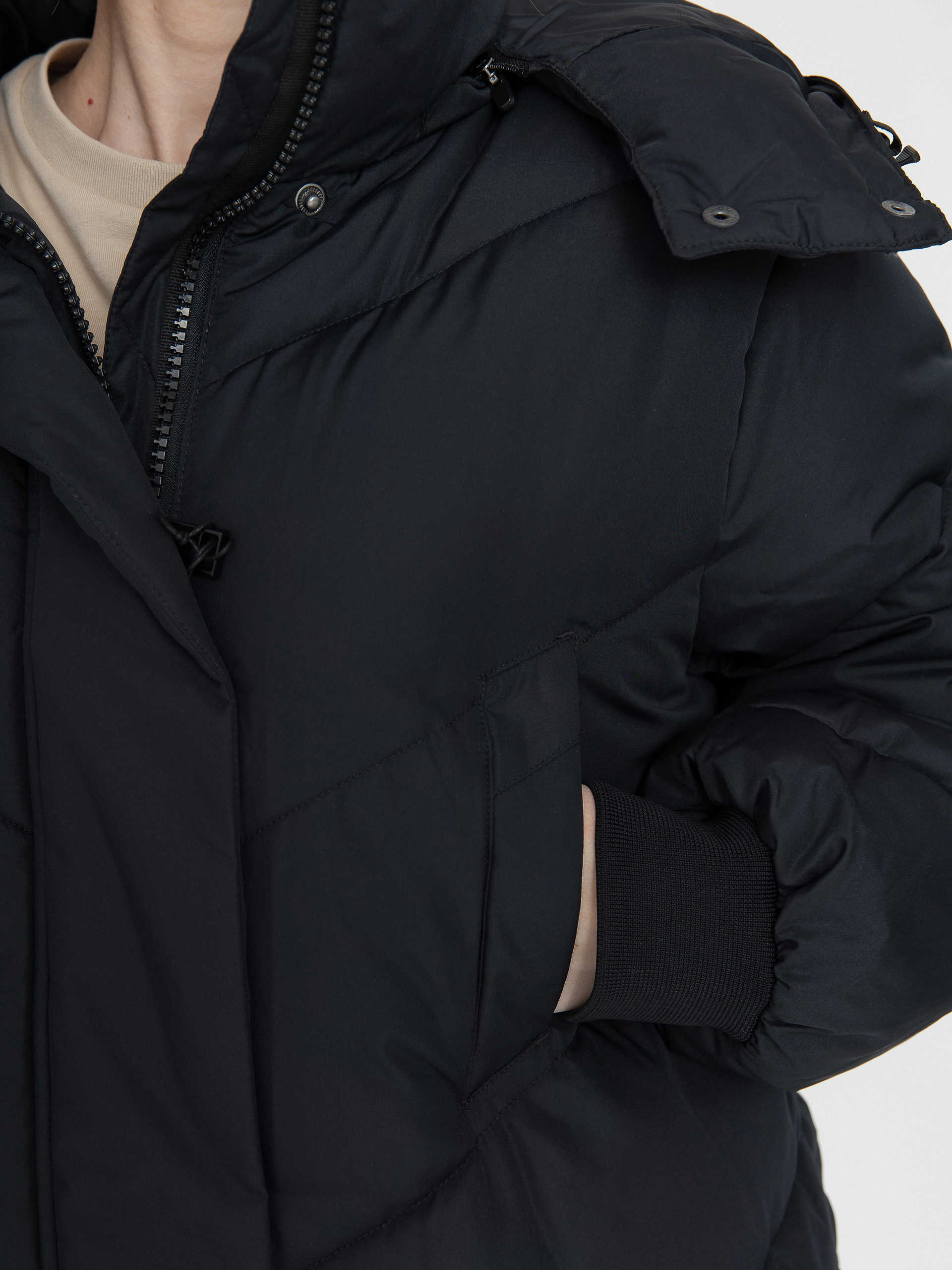 Volcom Jacke Alldaylong Puff Wmn (black)