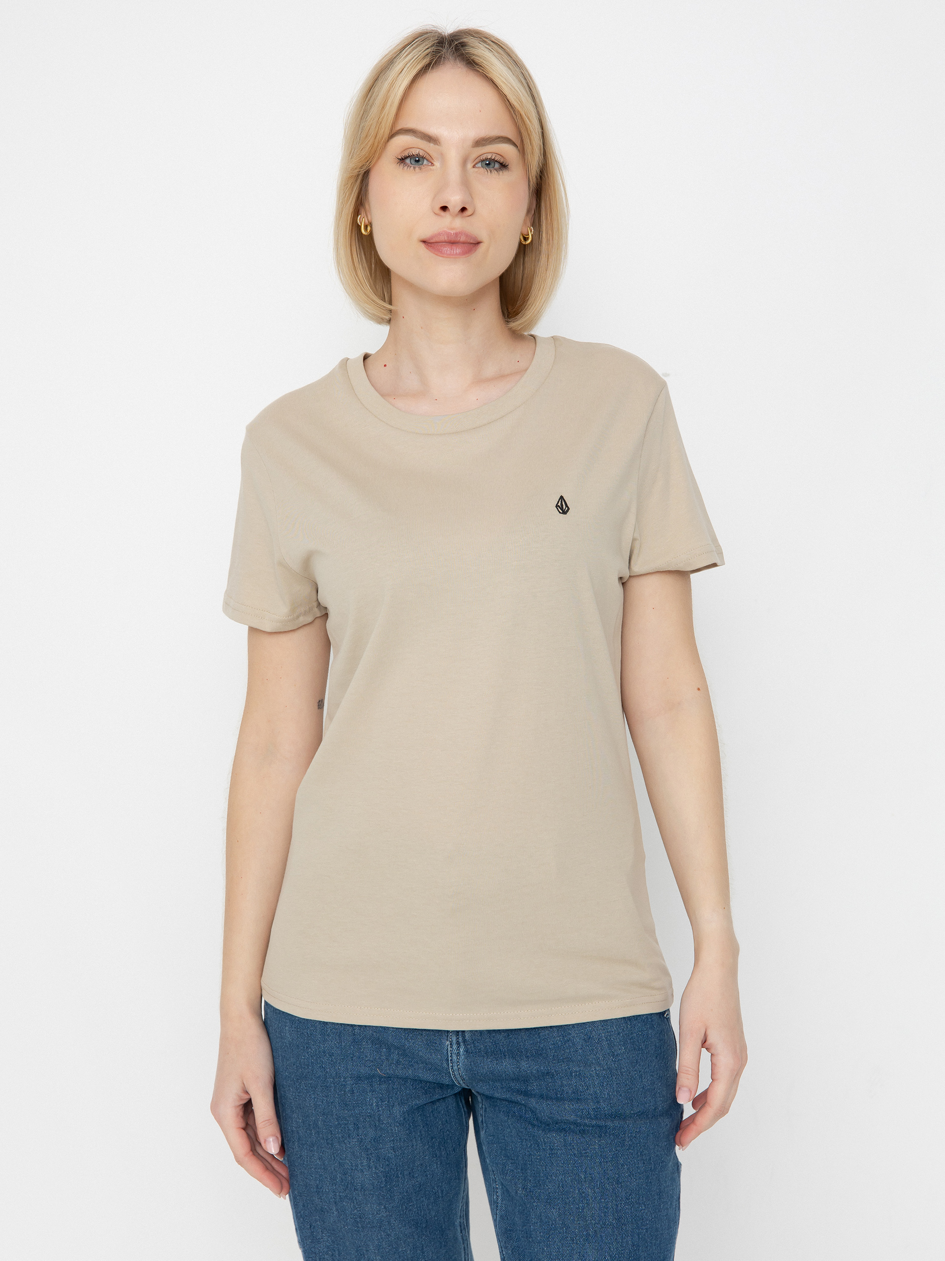 Volcom T-Shirt Stone Blanks Wmn (light khaki)