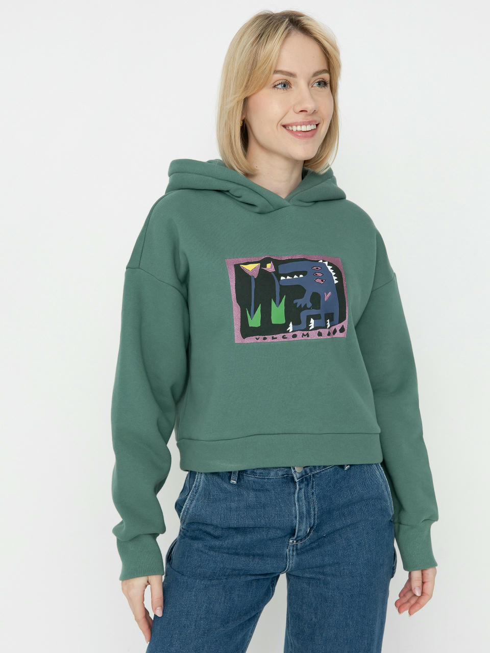 Volcom Hoodie Longo HD Wmn (sea green)