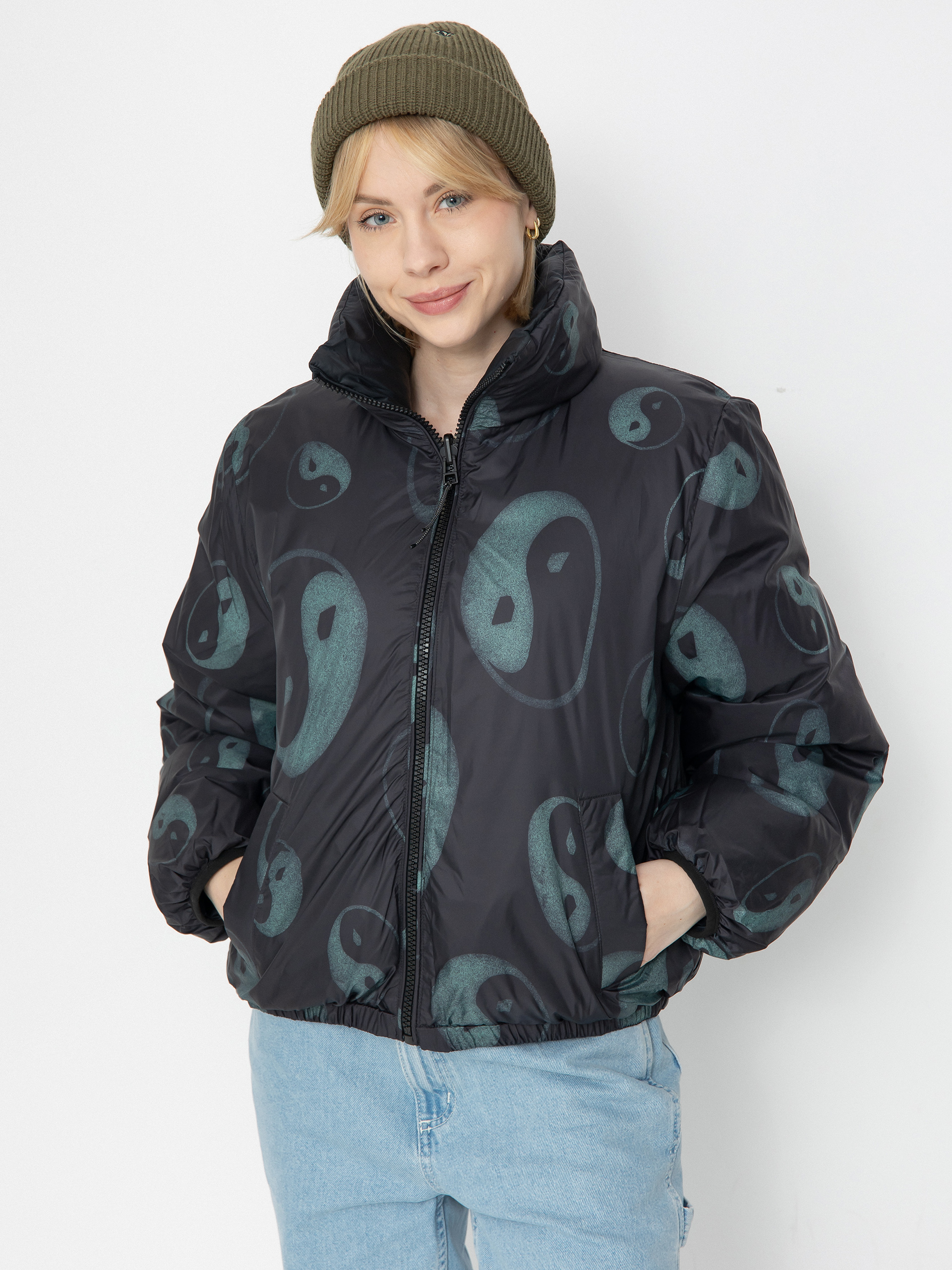 Volcom Stone Sense Reversible Puff Jacket Wmn (black)