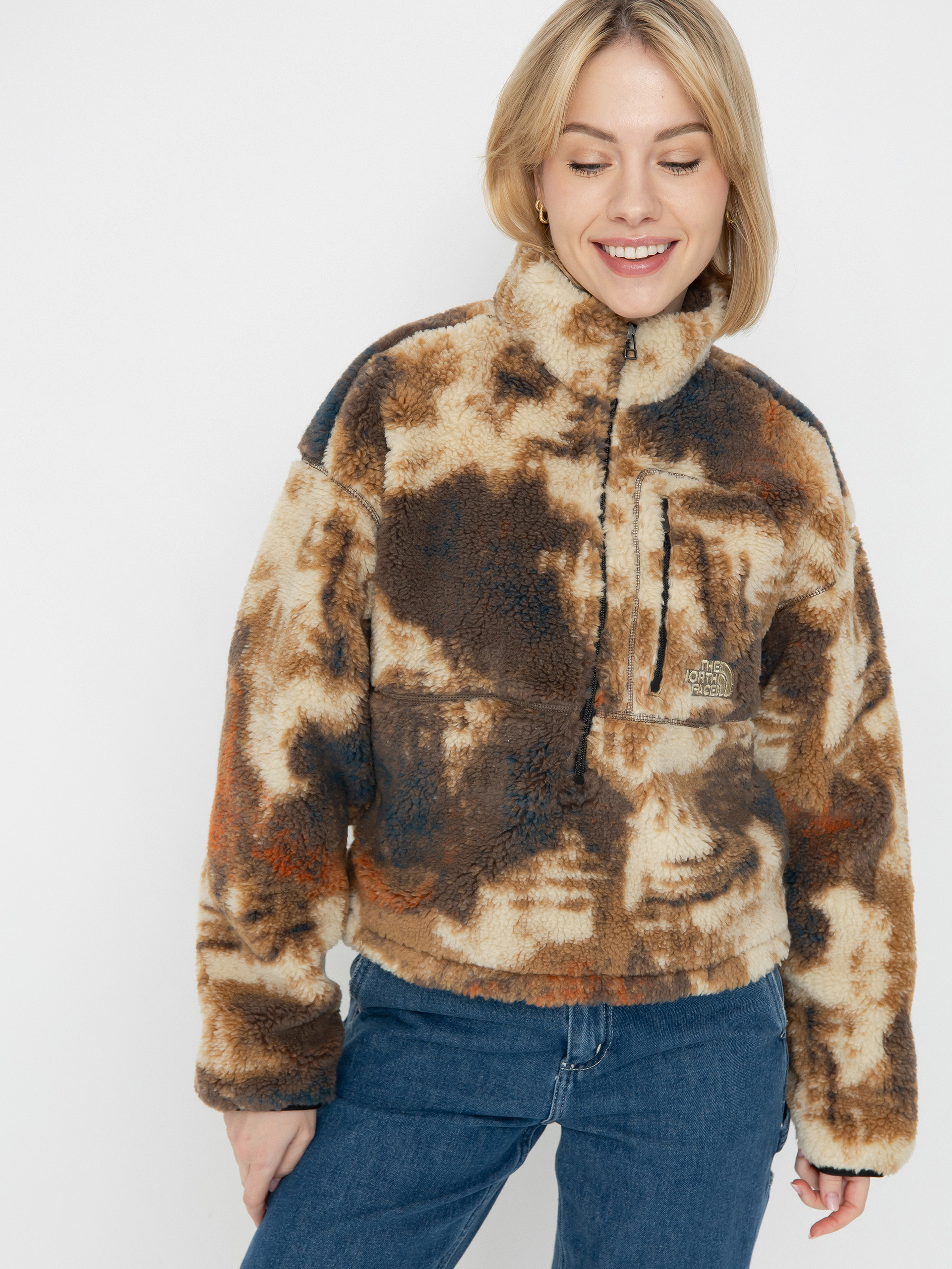 Beige Braune North Face Jacke The North Face Jacke Extreme Pile