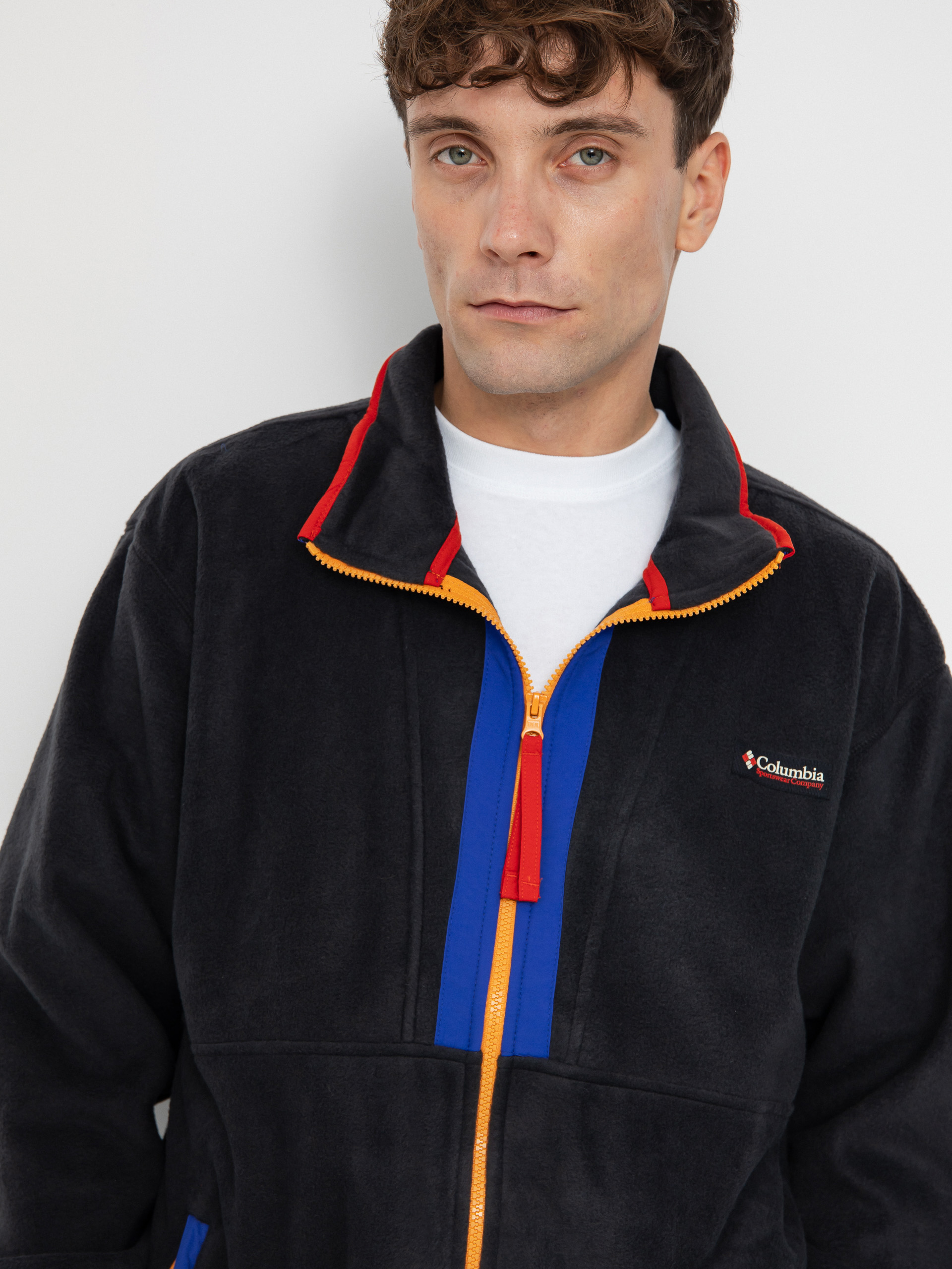 Mens Columbia Fleece  Backbowl II Full Zip (black)