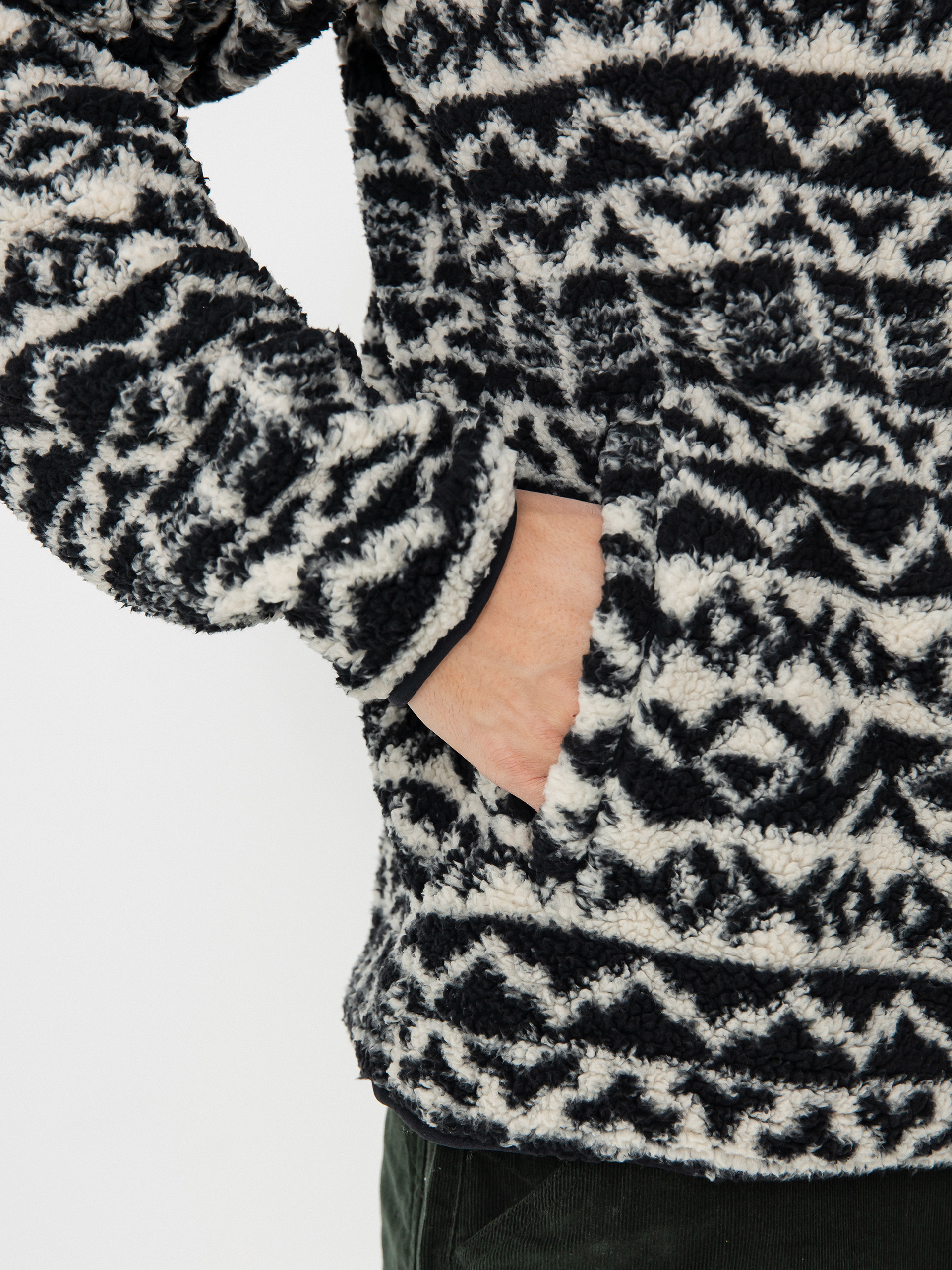 Mens Columbia Fleece  Rugged Ridge Half Snap (dark stone madr)