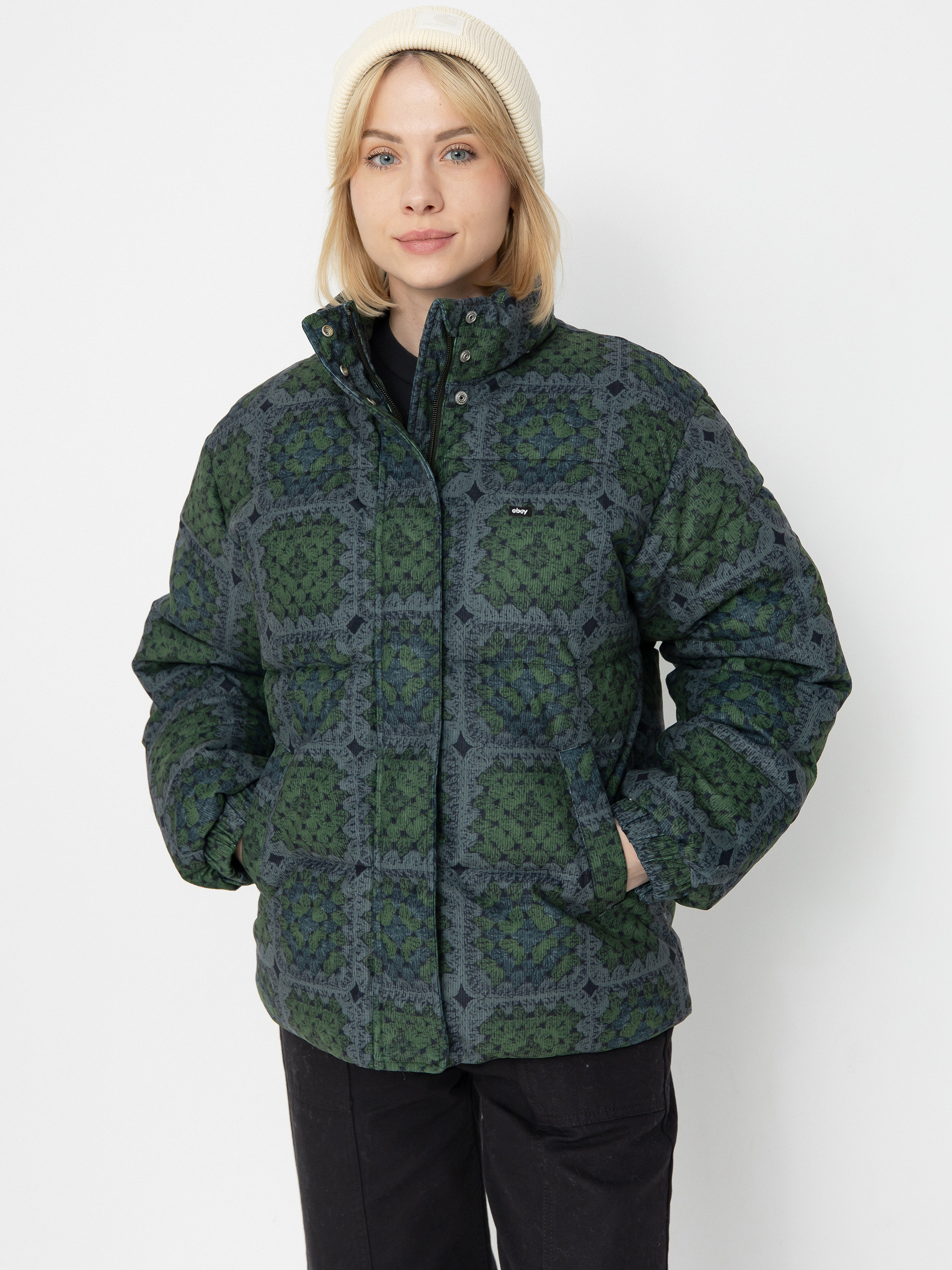 OBEY Jacket Tappi Puffer Wmn green (olive multi)