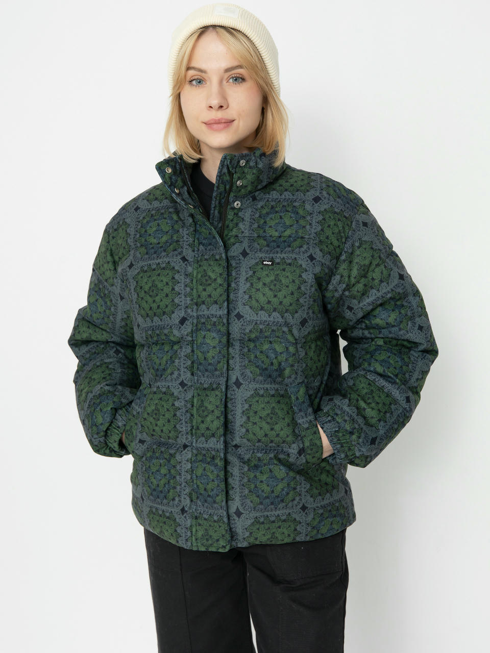 OBEY Jacket Tappi Puffer Wmn (olive multi)