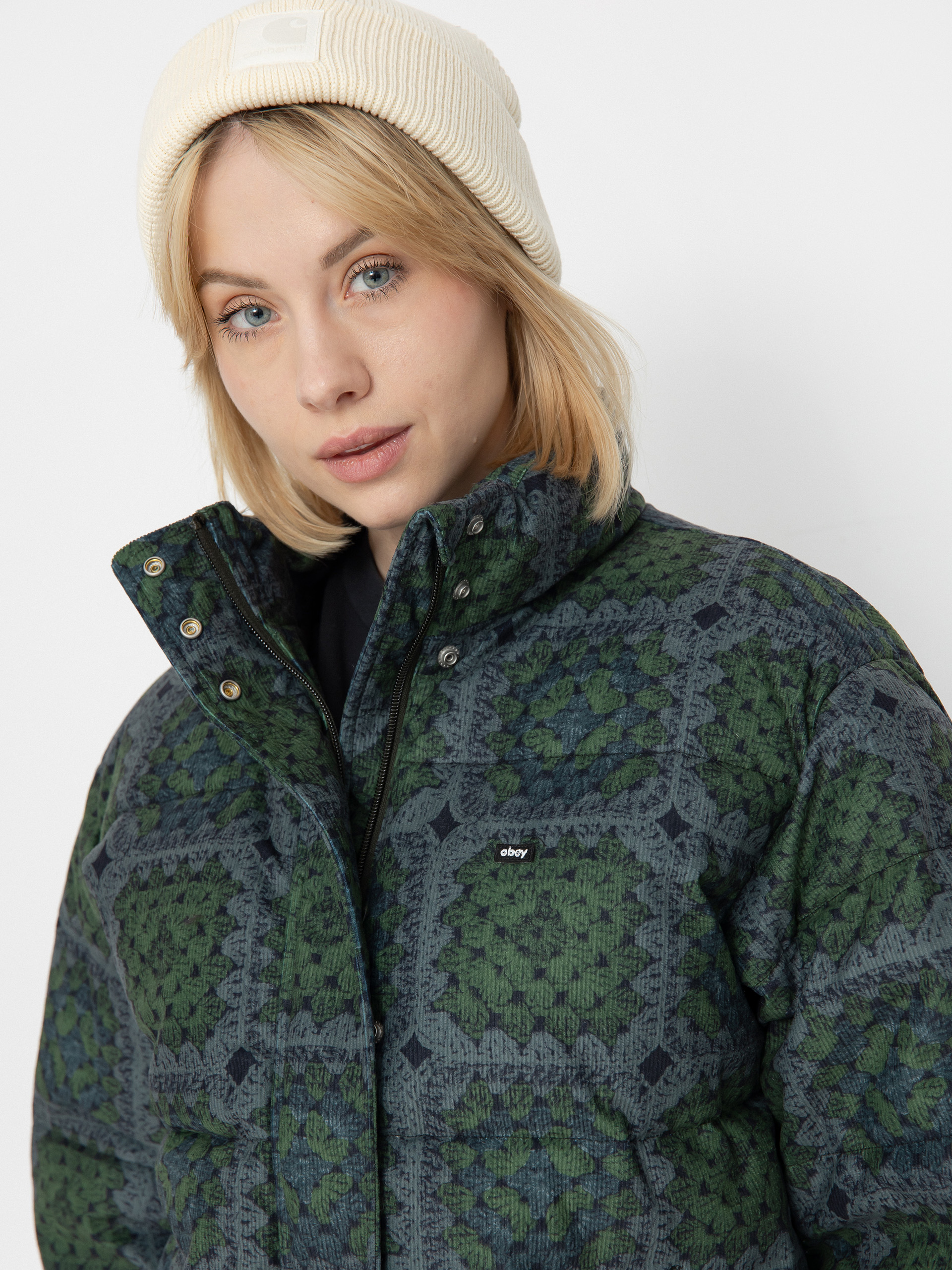 OBEY Jacke Tappi Puffer Wmn (olive multi)