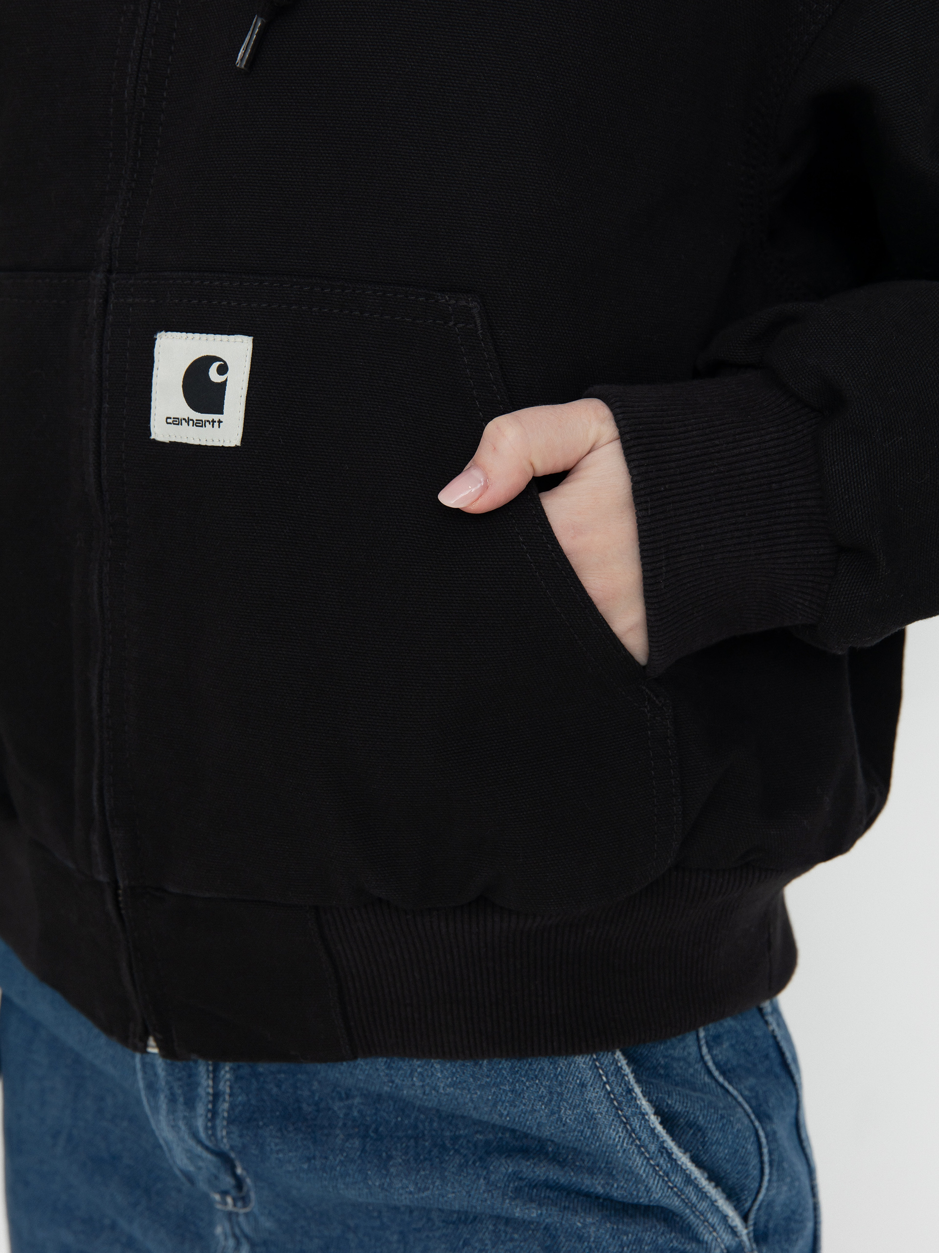 Carhartt WIP Jacket OG Active Wmn (black rinsed canvas)