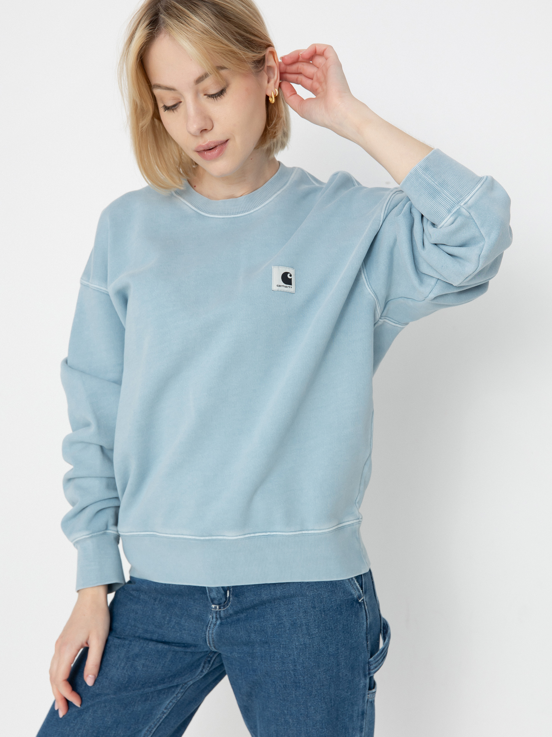 Carhartt WIP Sweatshirt Nelson Wmn (dusty ice)