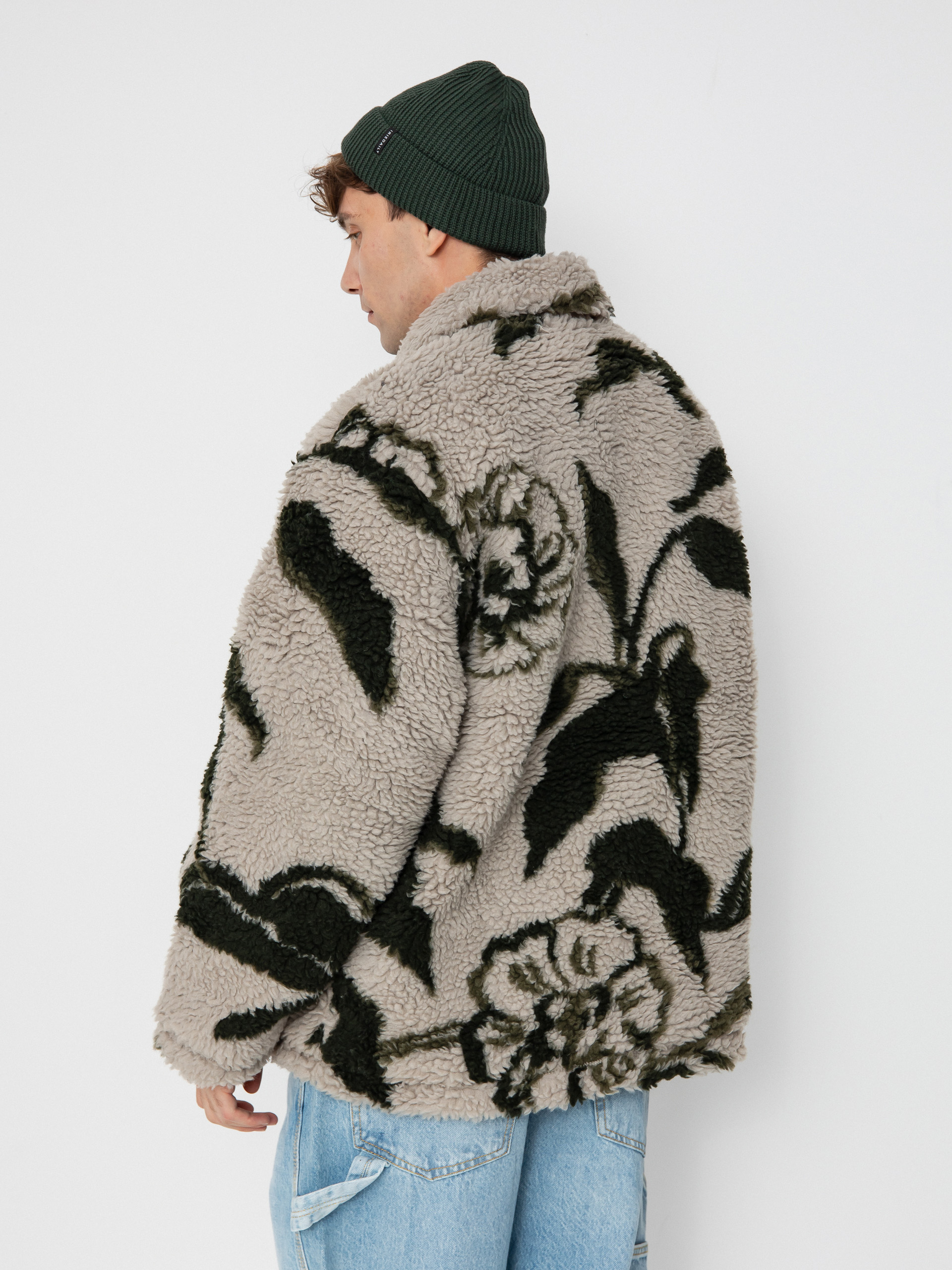 OBEY Jacket Mushroom Sherpa (silver grey multi)