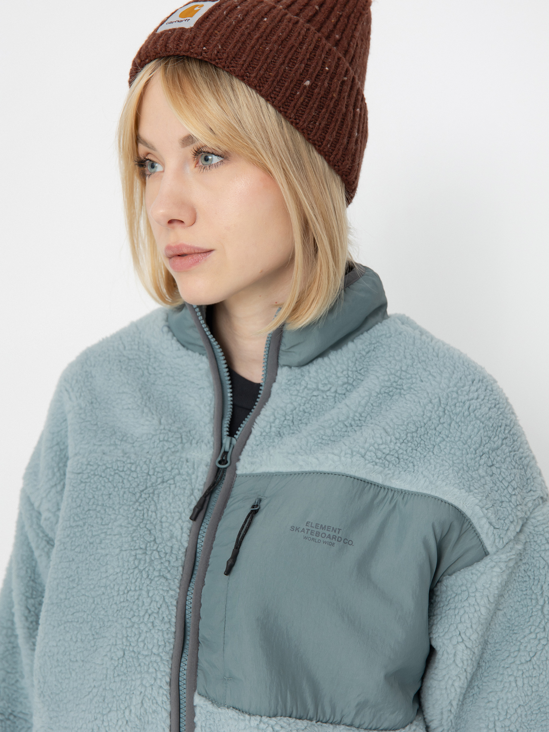Element Jacket Oak Sherpa Wmn (ice flow)